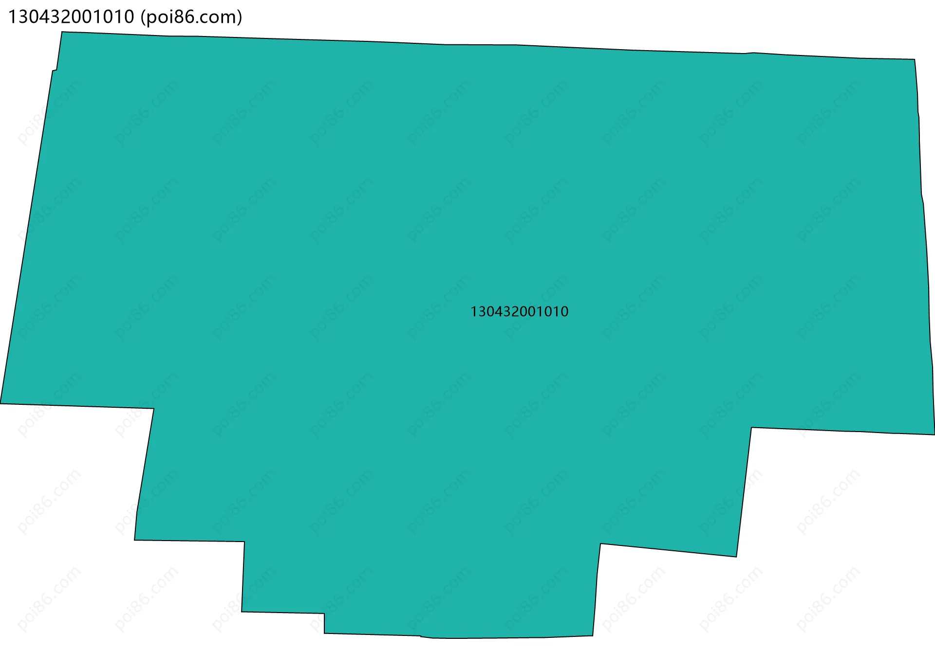 130432001010边界地图
