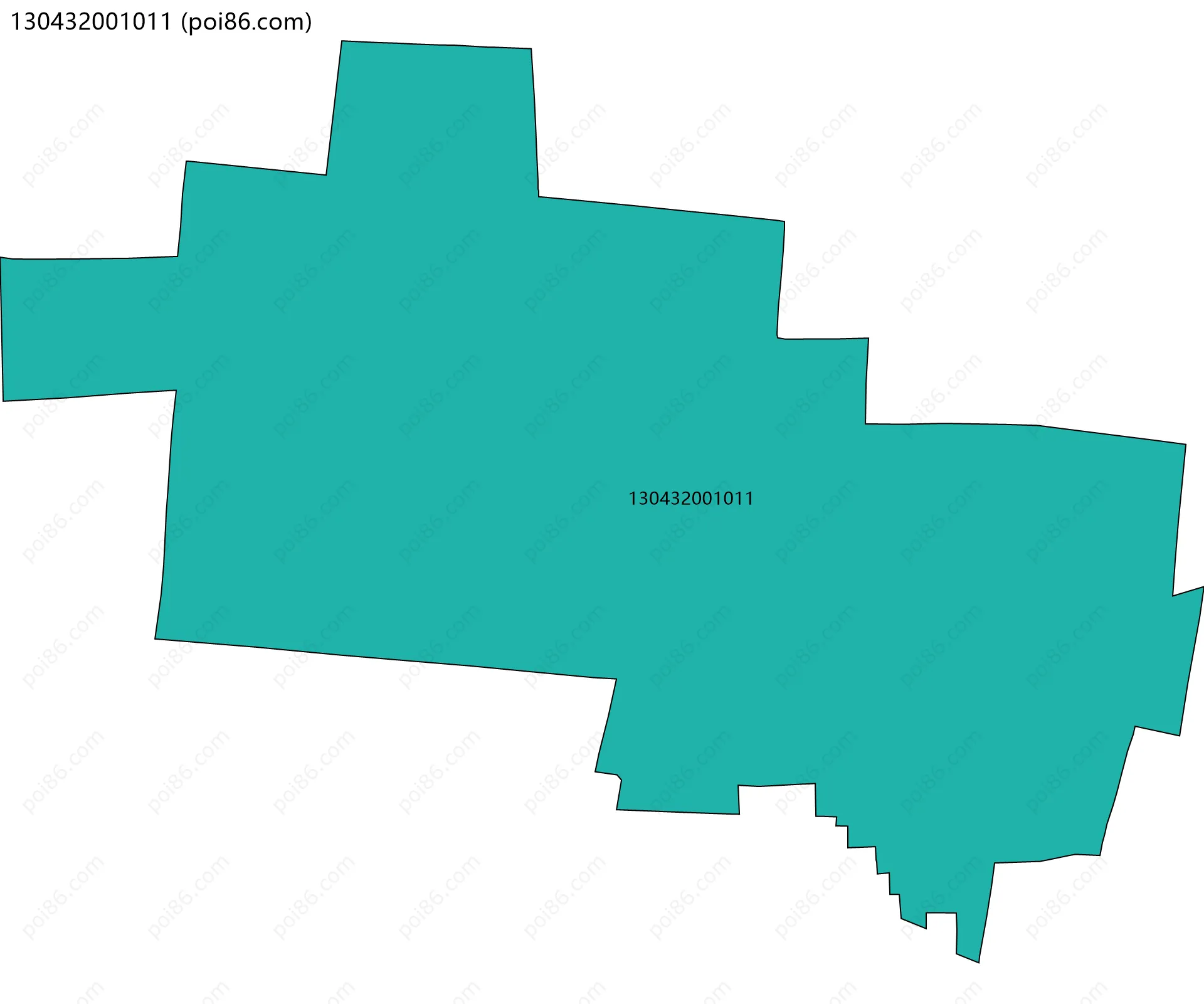130432001011边界地图