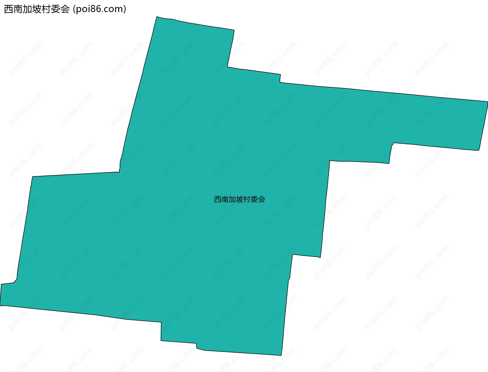 西南加坡村委会边界地图