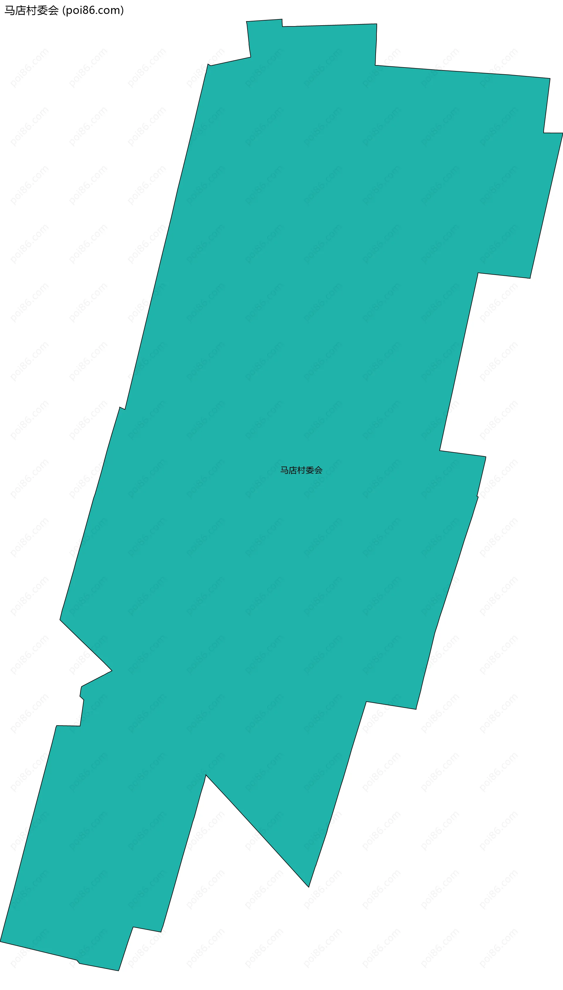 马店村委会边界地图