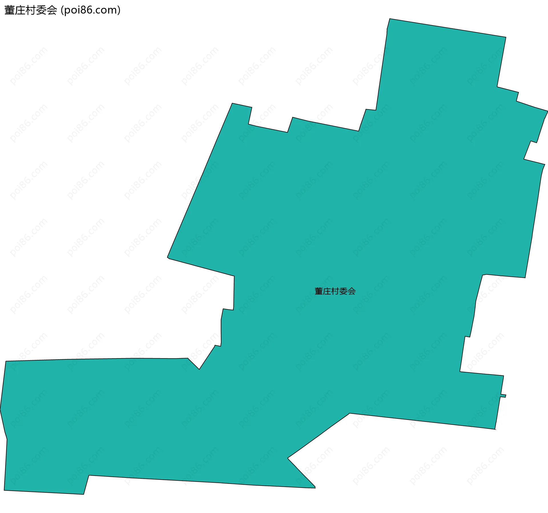 董庄村委会边界地图