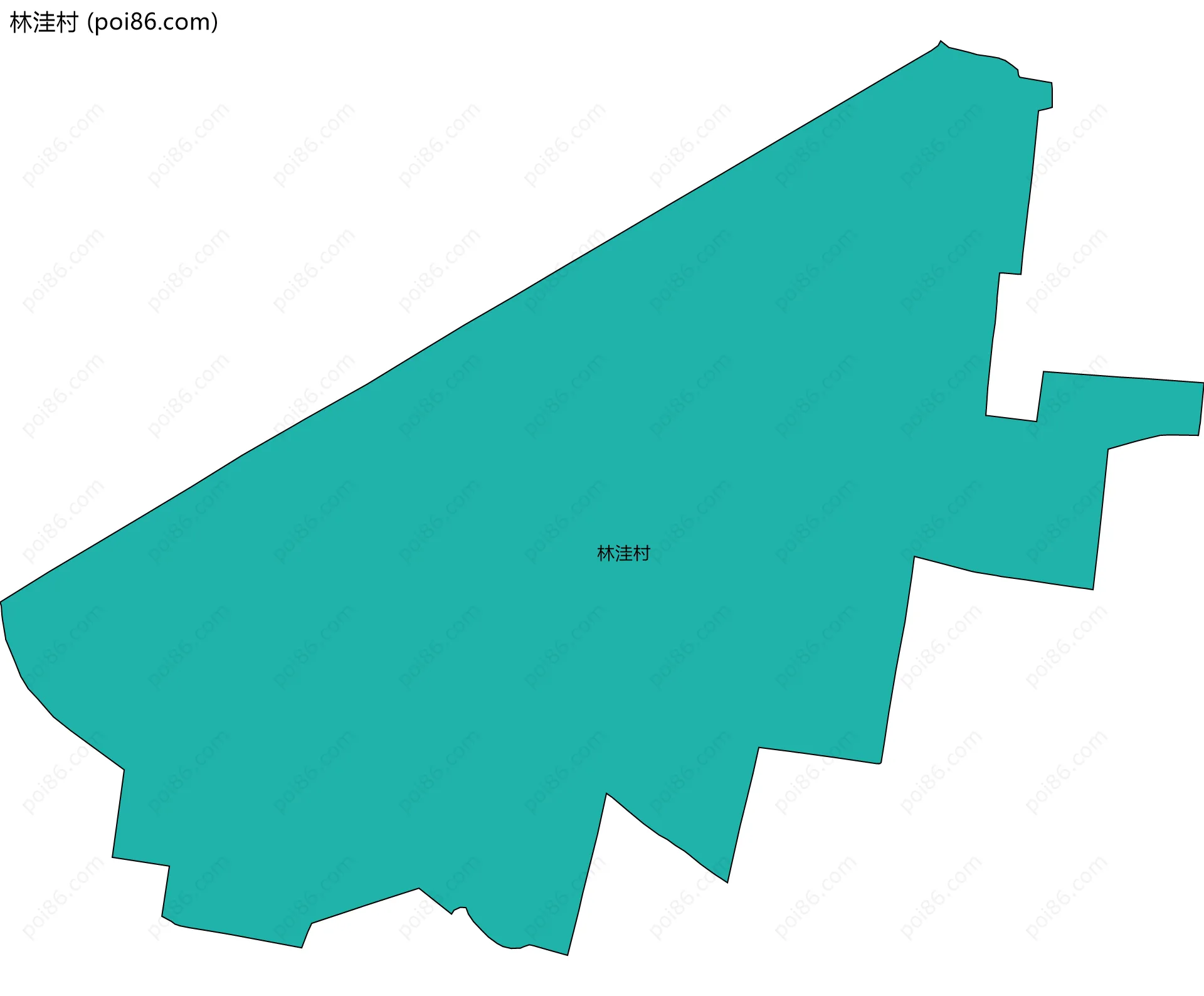 林洼村边界地图