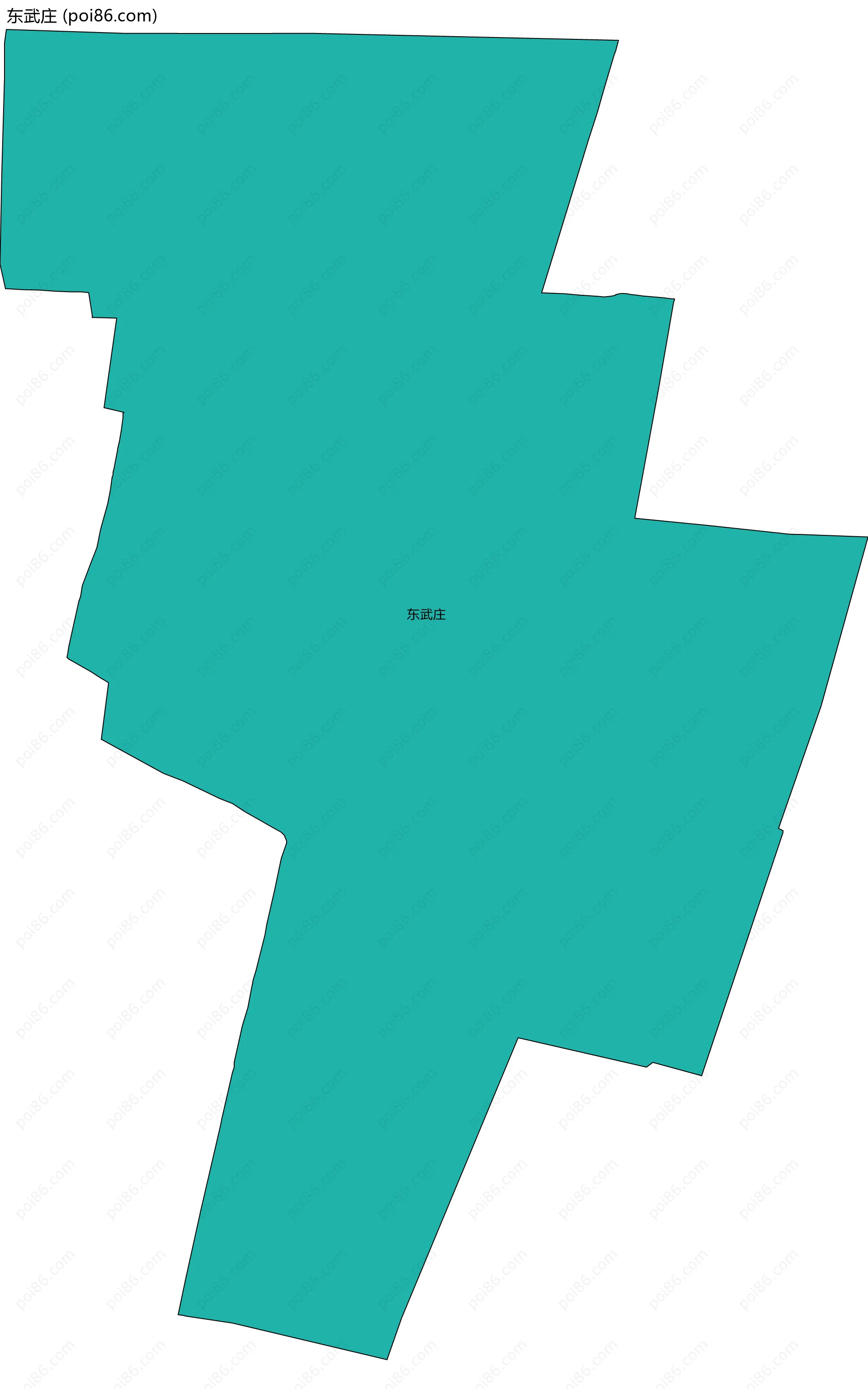 东武庄边界地图