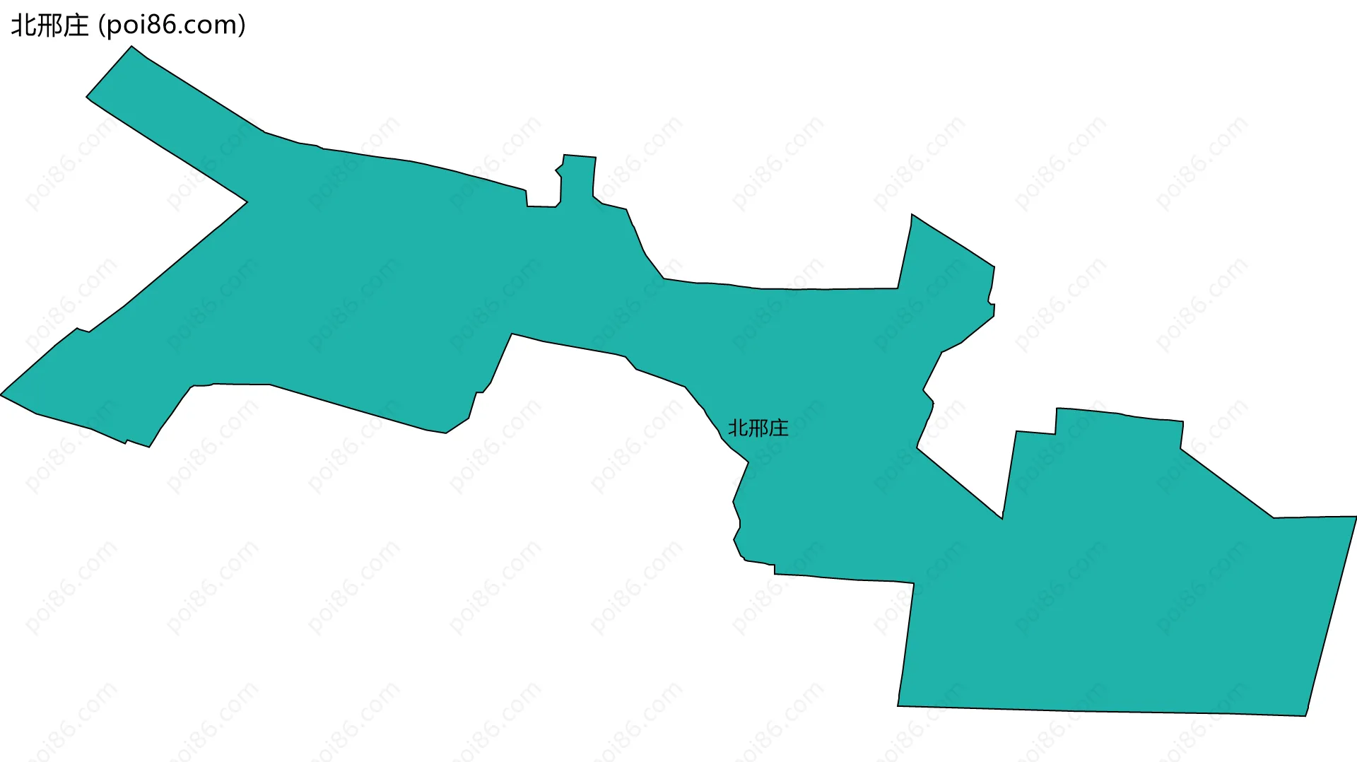 北邢庄边界地图