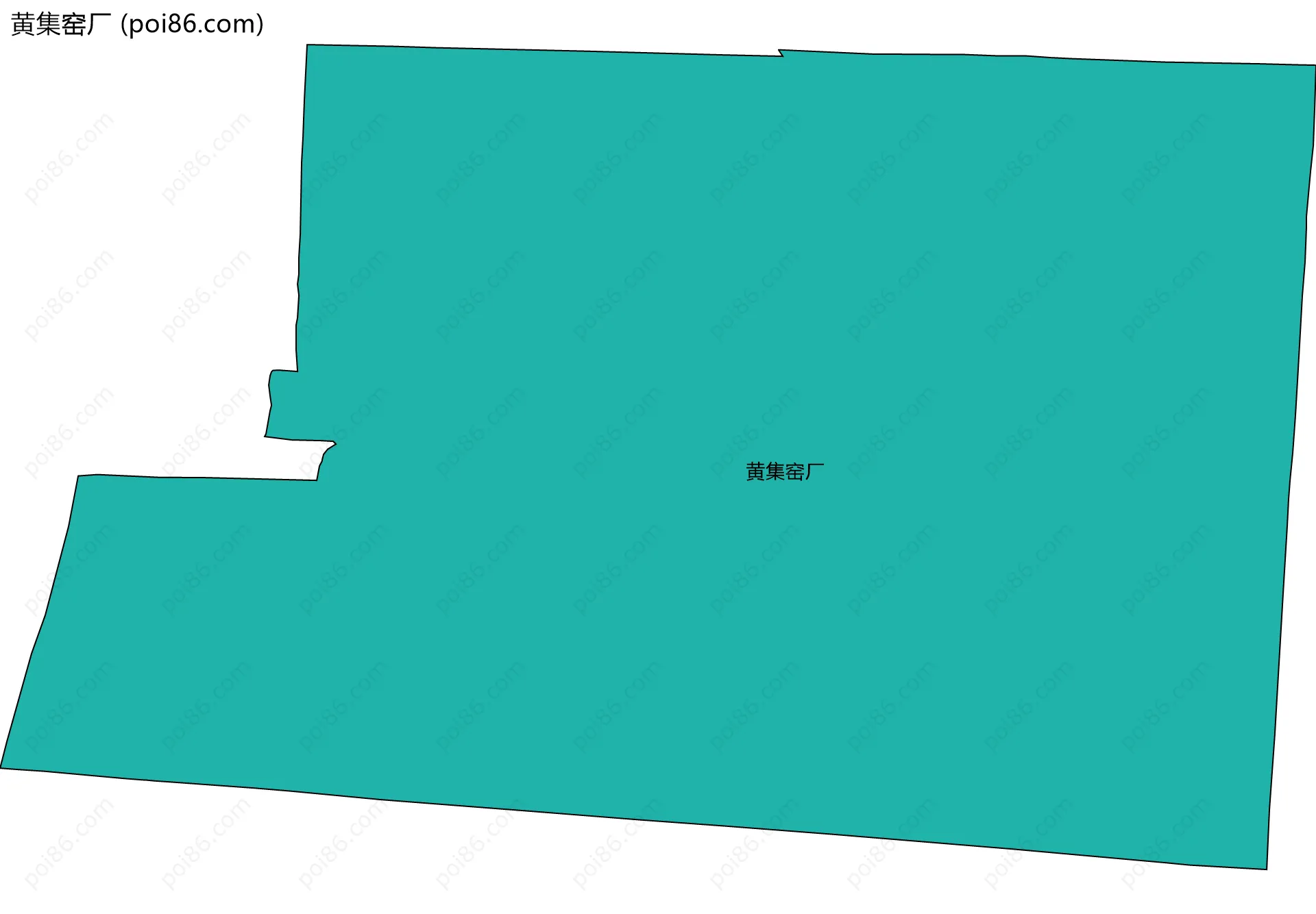 黄集窑厂边界地图