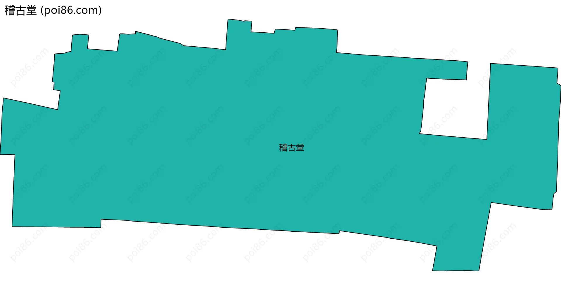 稽古堂边界地图