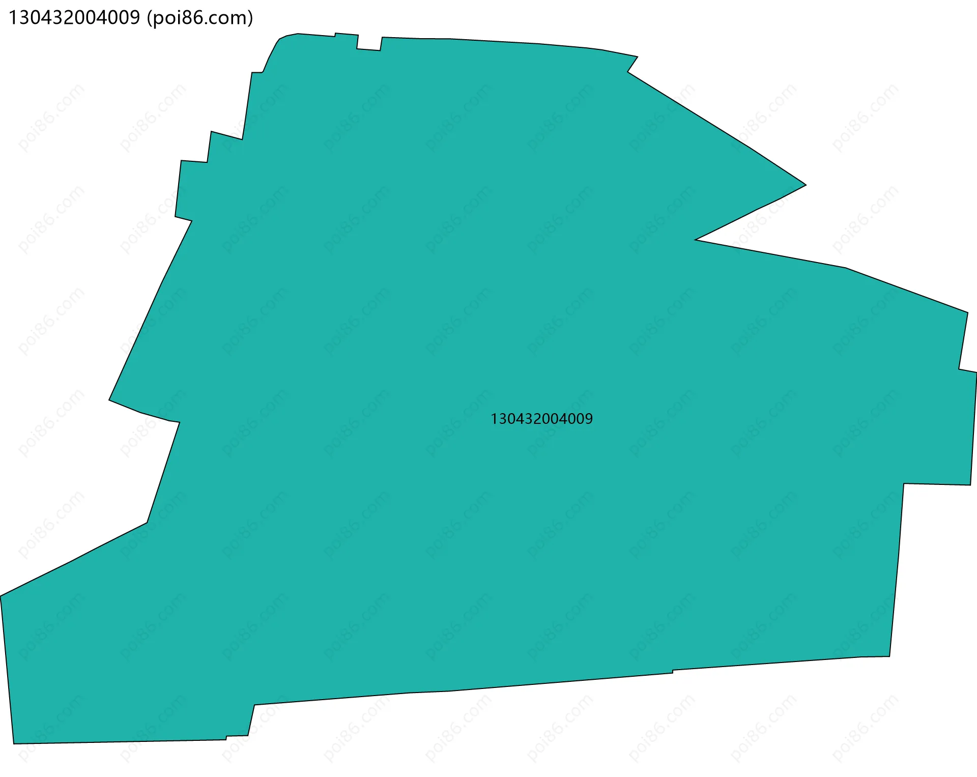 130432004009边界地图