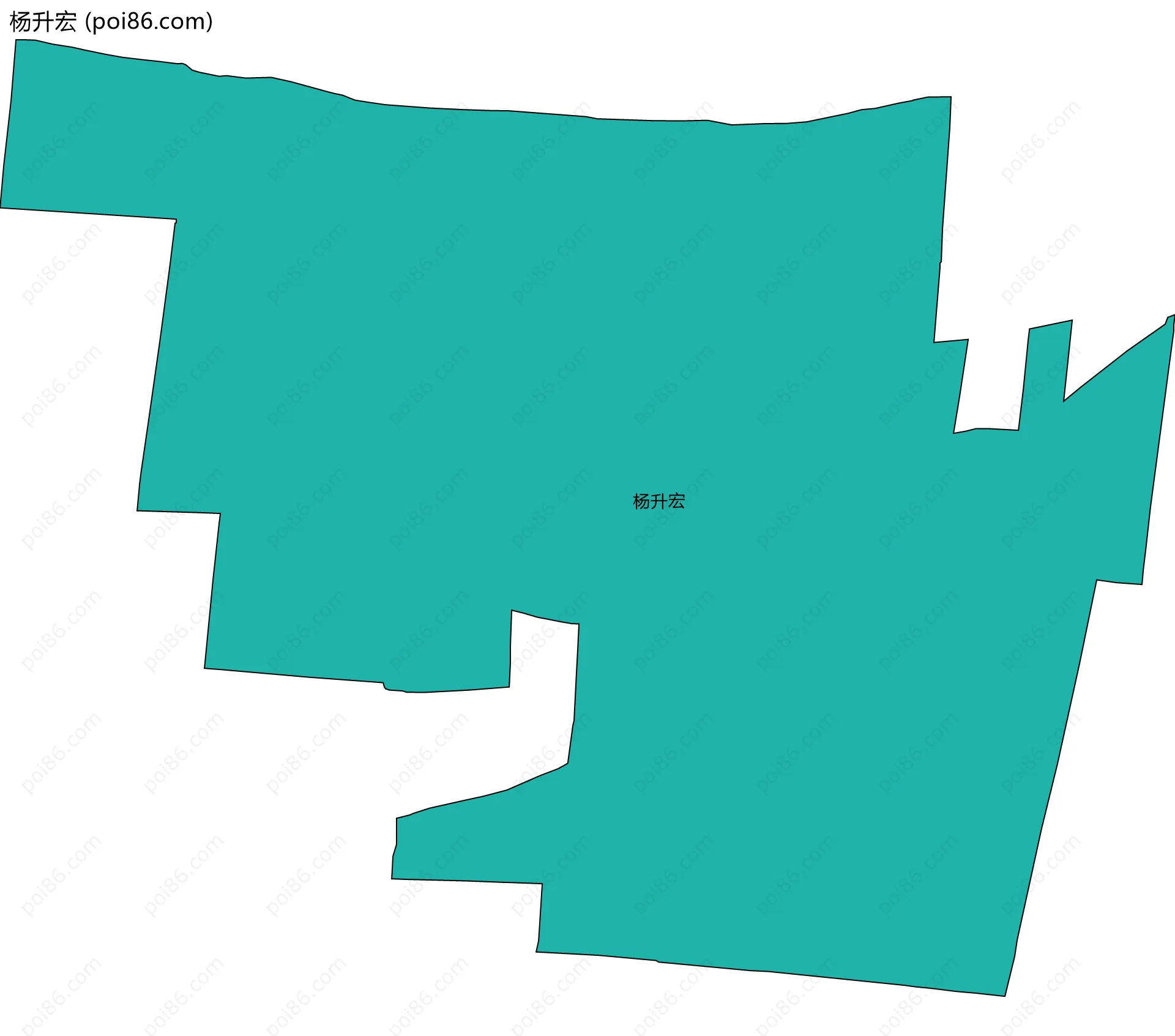 杨升宏边界地图