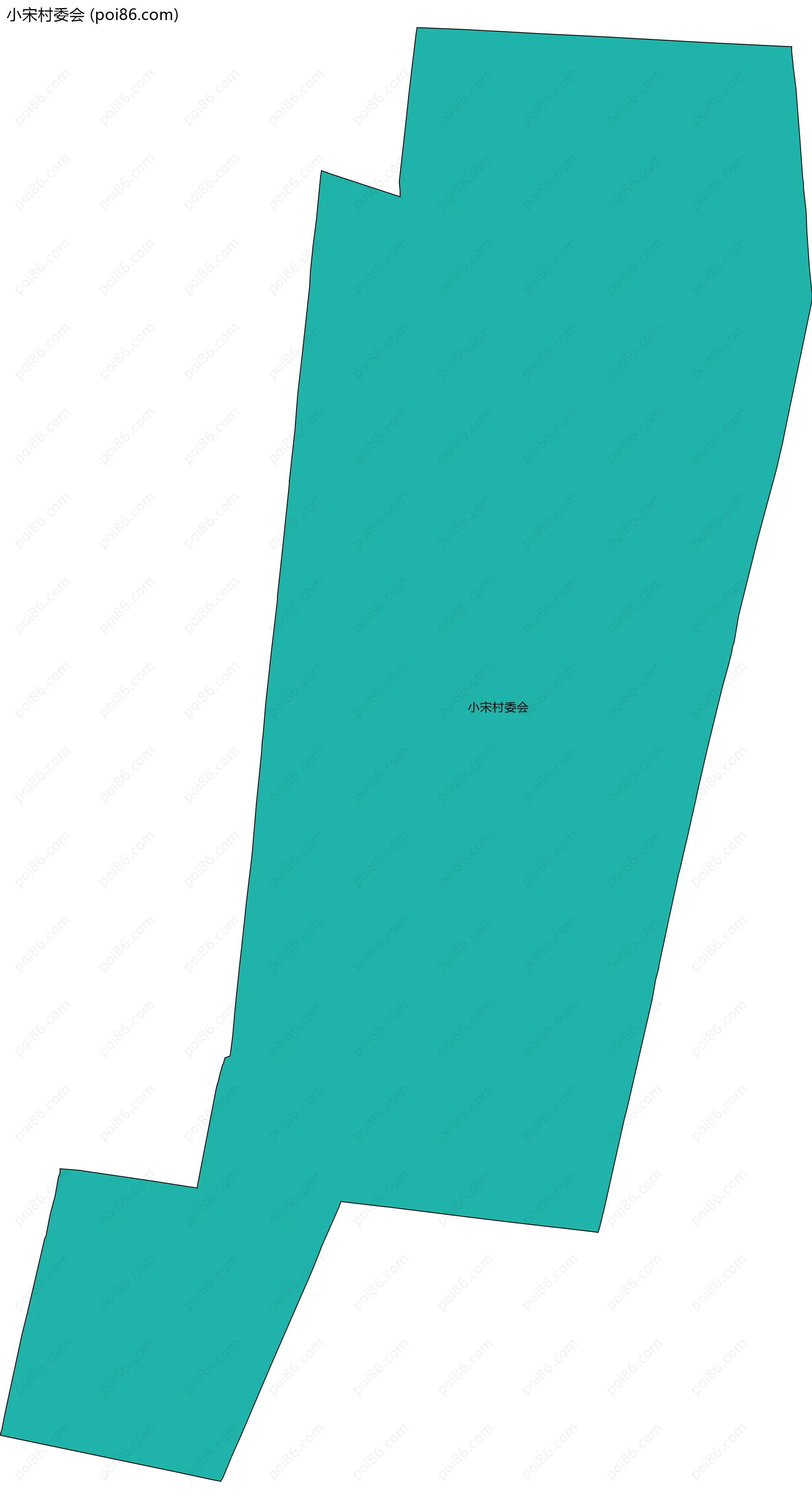 小宋村委会边界地图