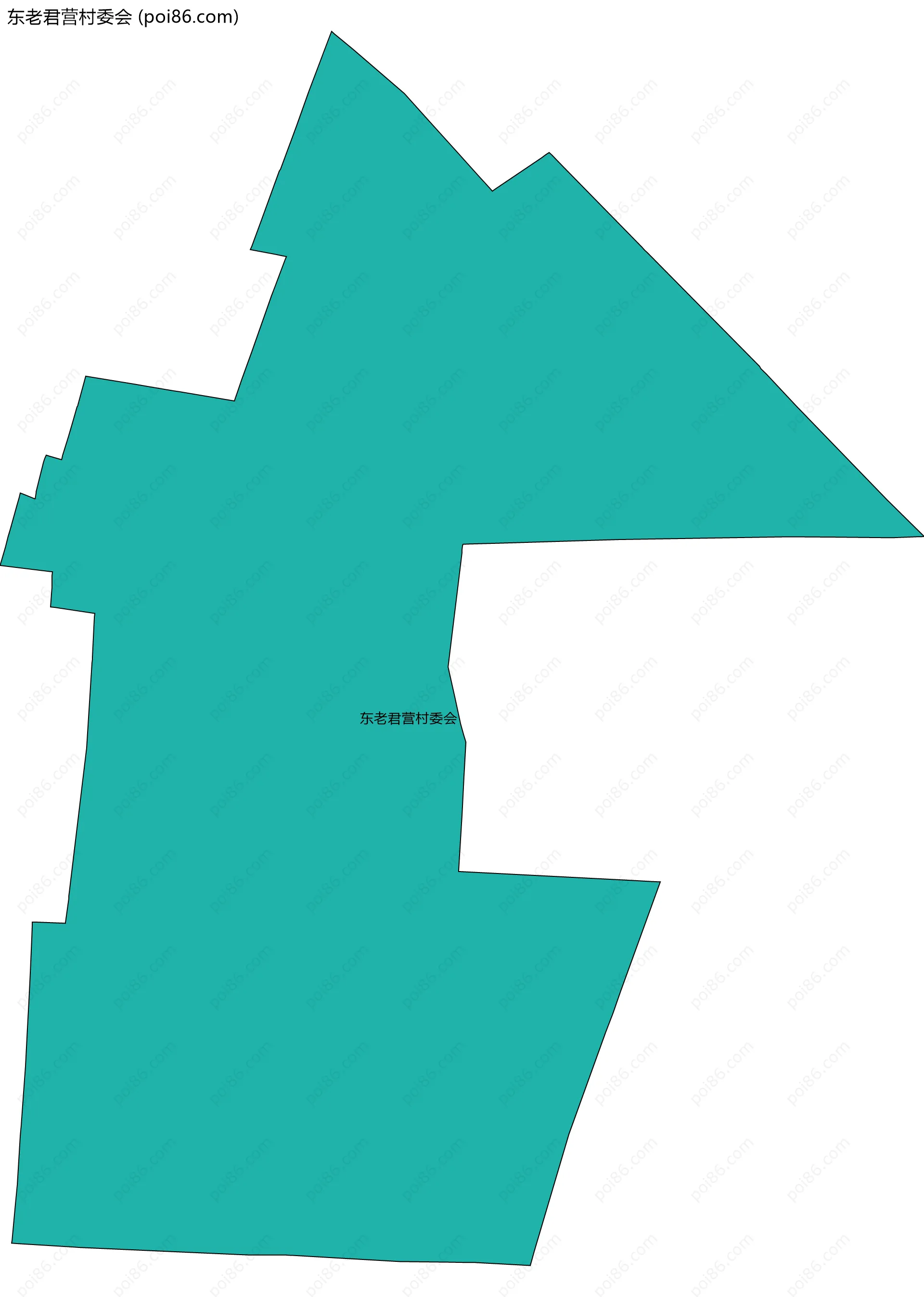 东老君营村委会边界地图