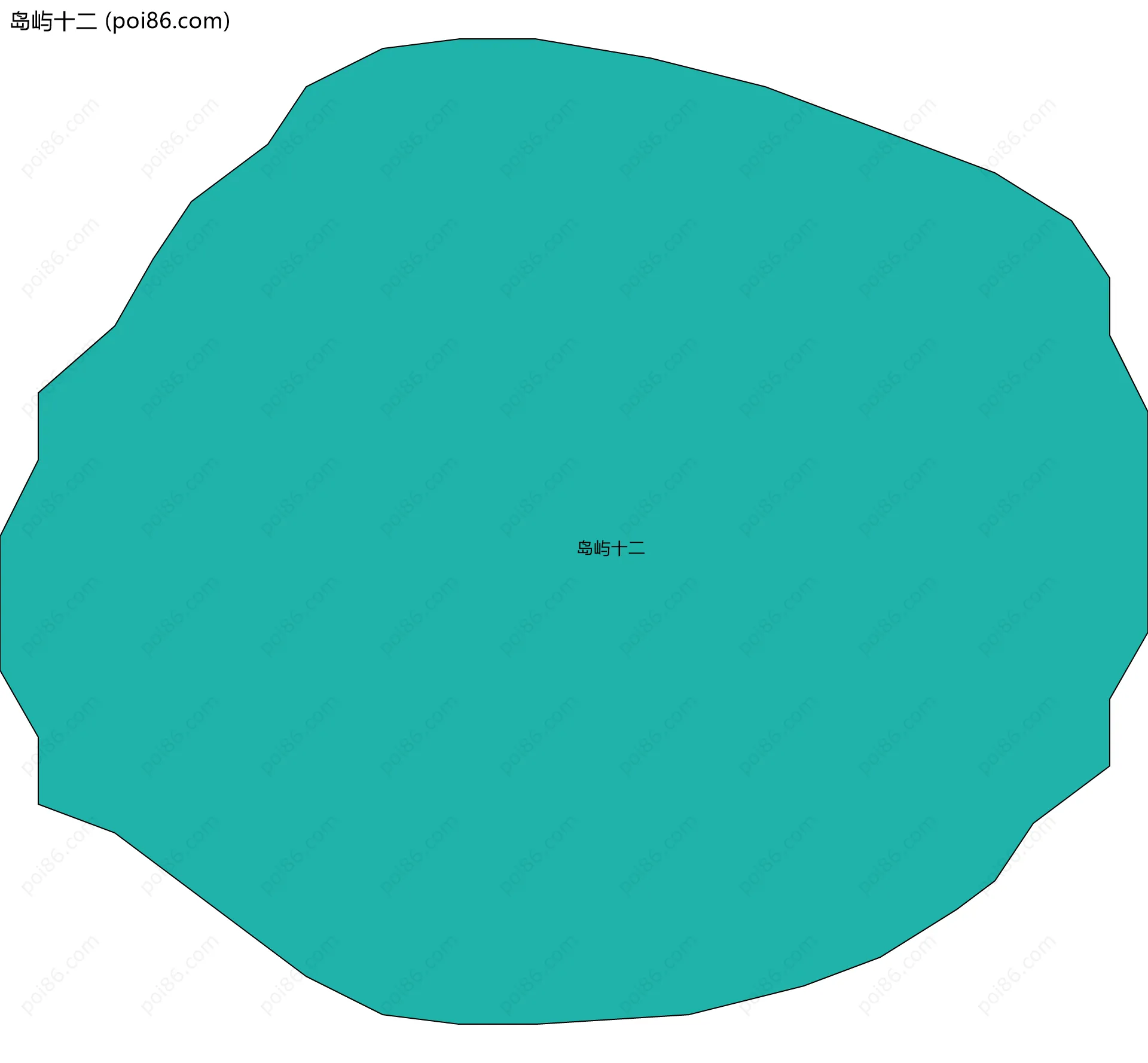 岛屿十二边界地图