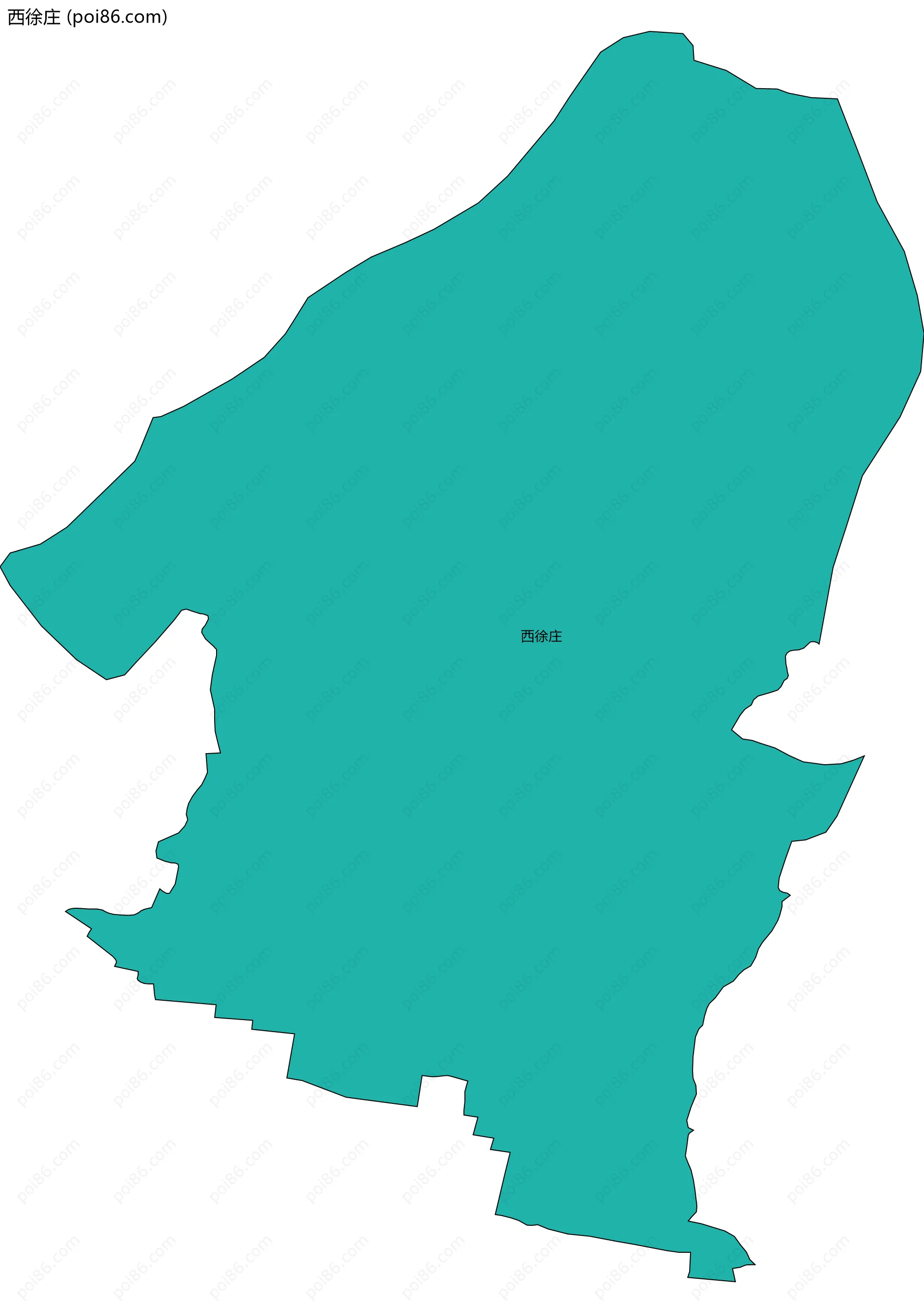 西徐庄边界地图