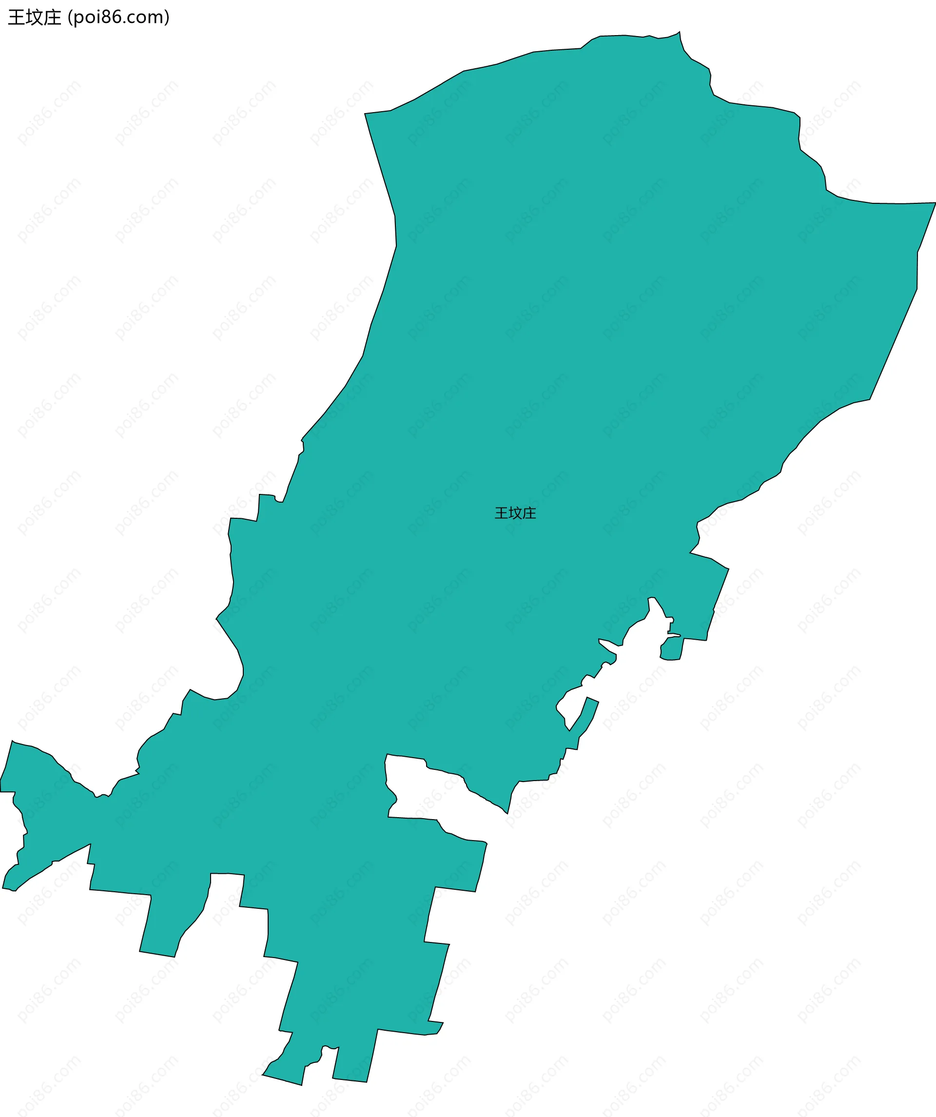 王坟庄边界地图