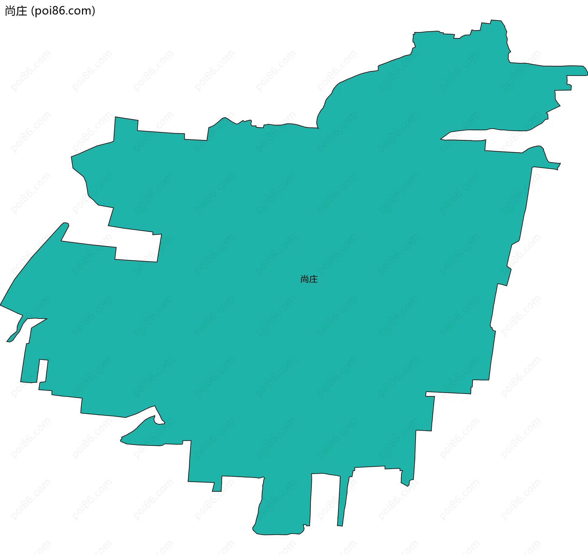 尚庄边界地图