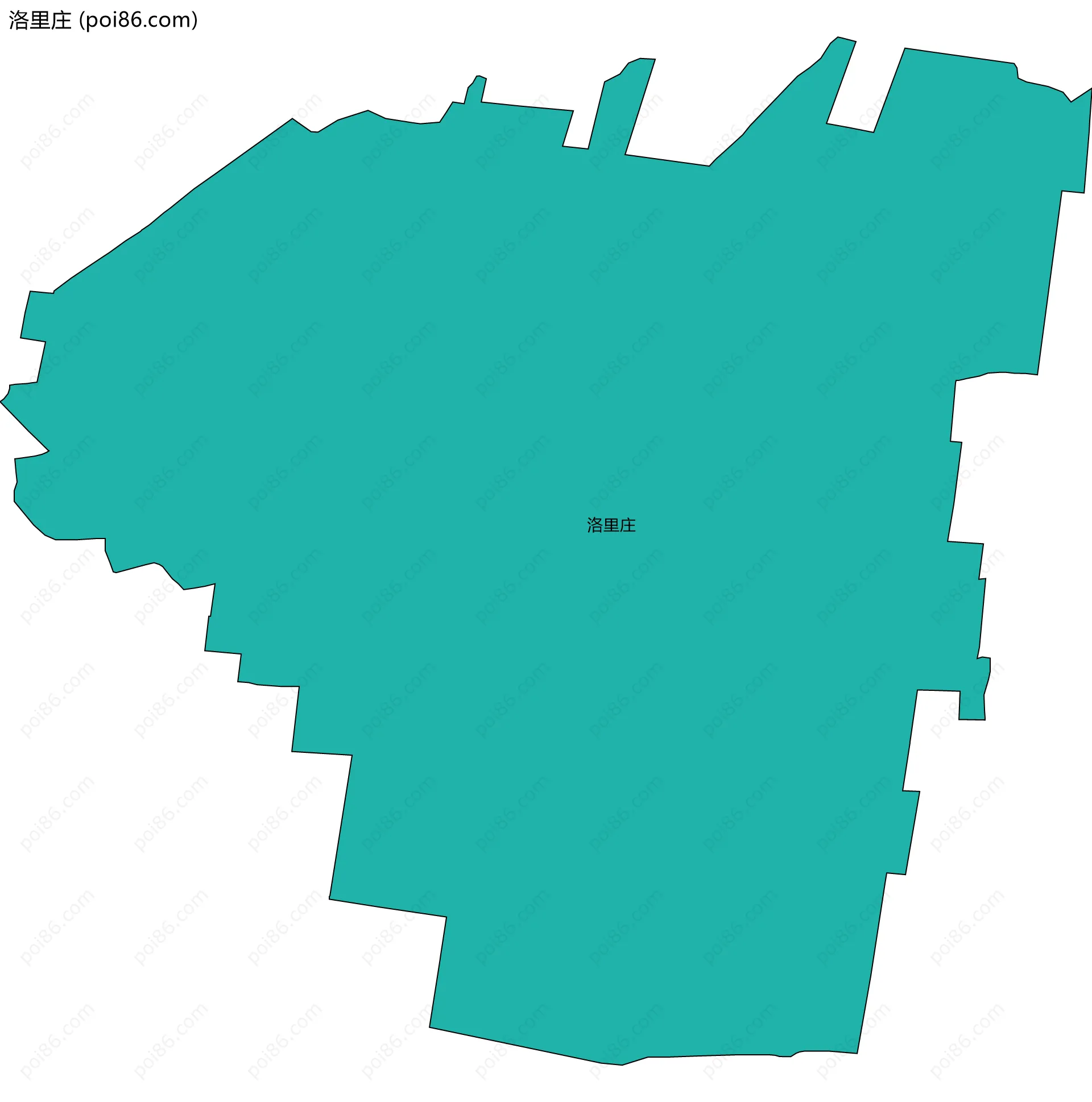 洛里庄边界地图