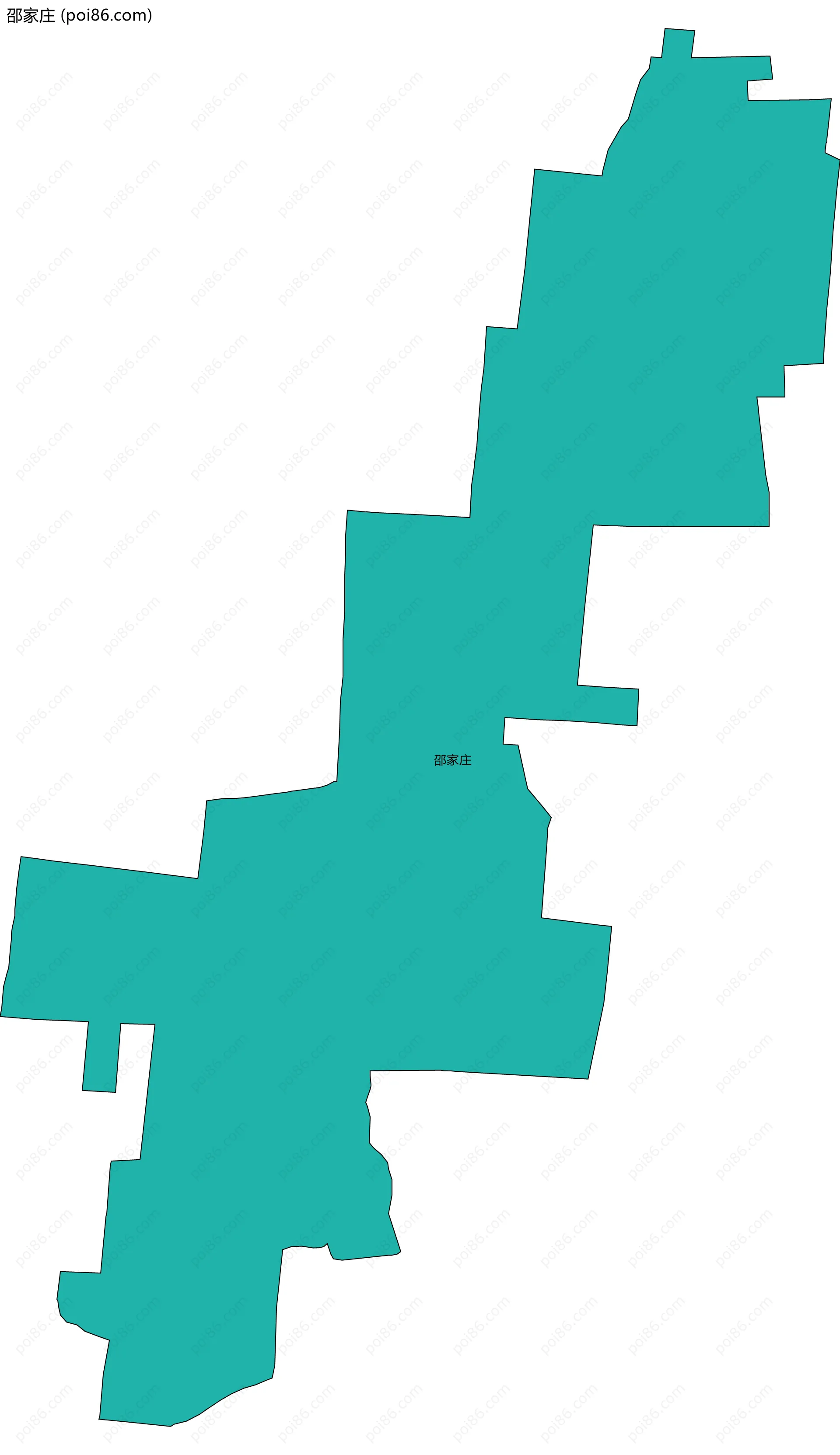 邵家庄边界地图