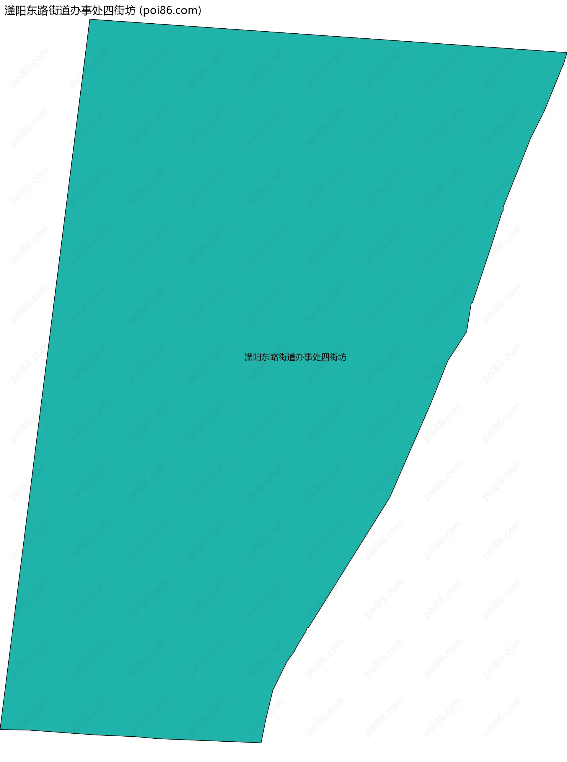 滏阳东路街道办事处四街坊边界地图