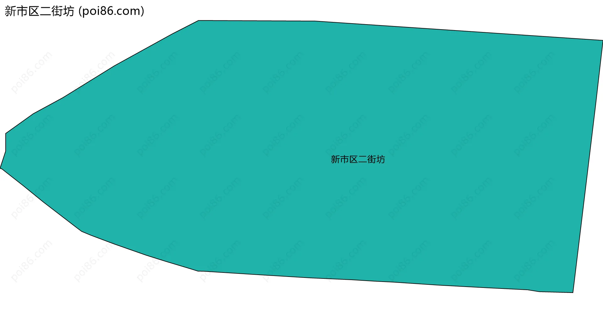 新市区二街坊边界地图