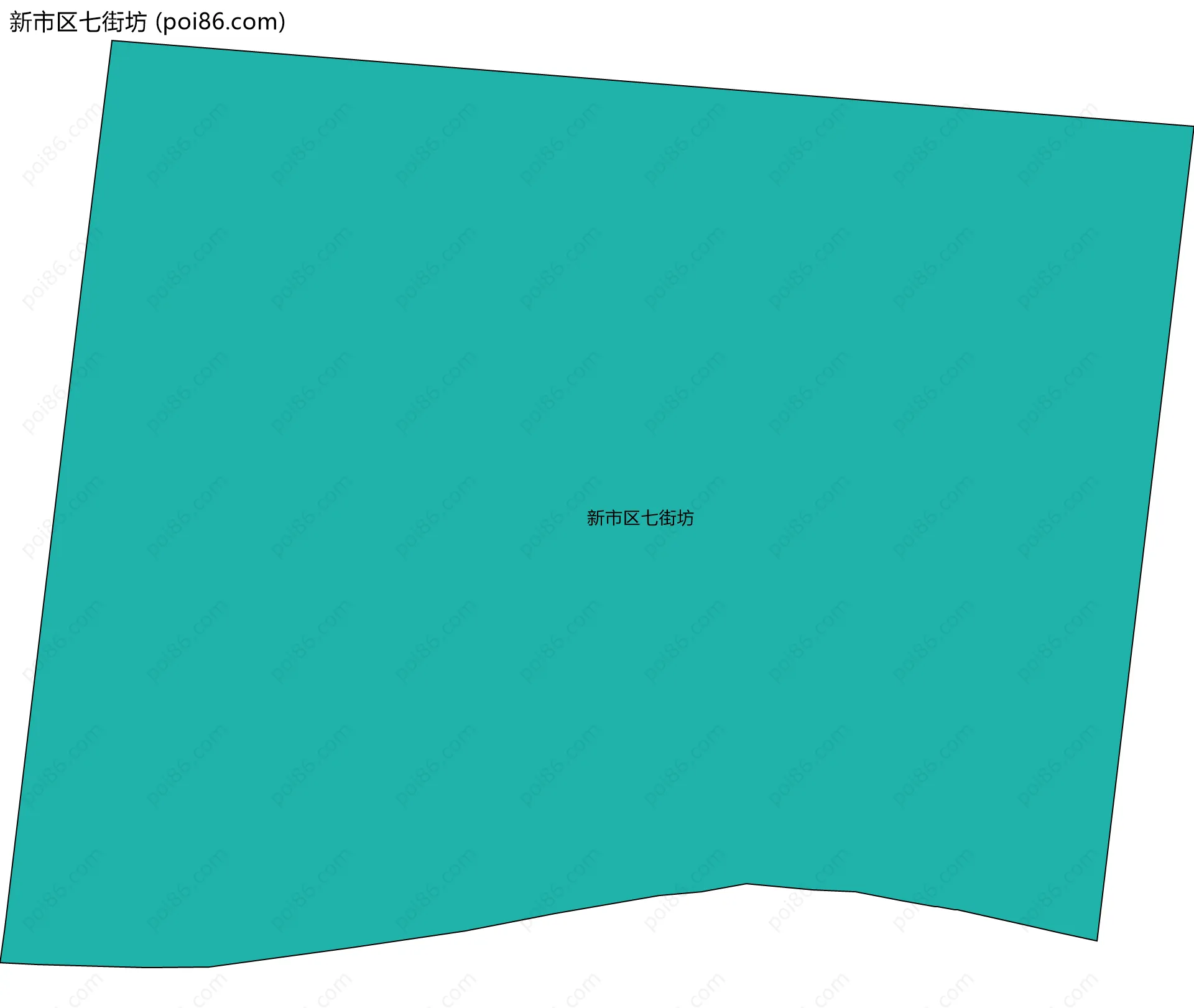 新市区七街坊边界地图