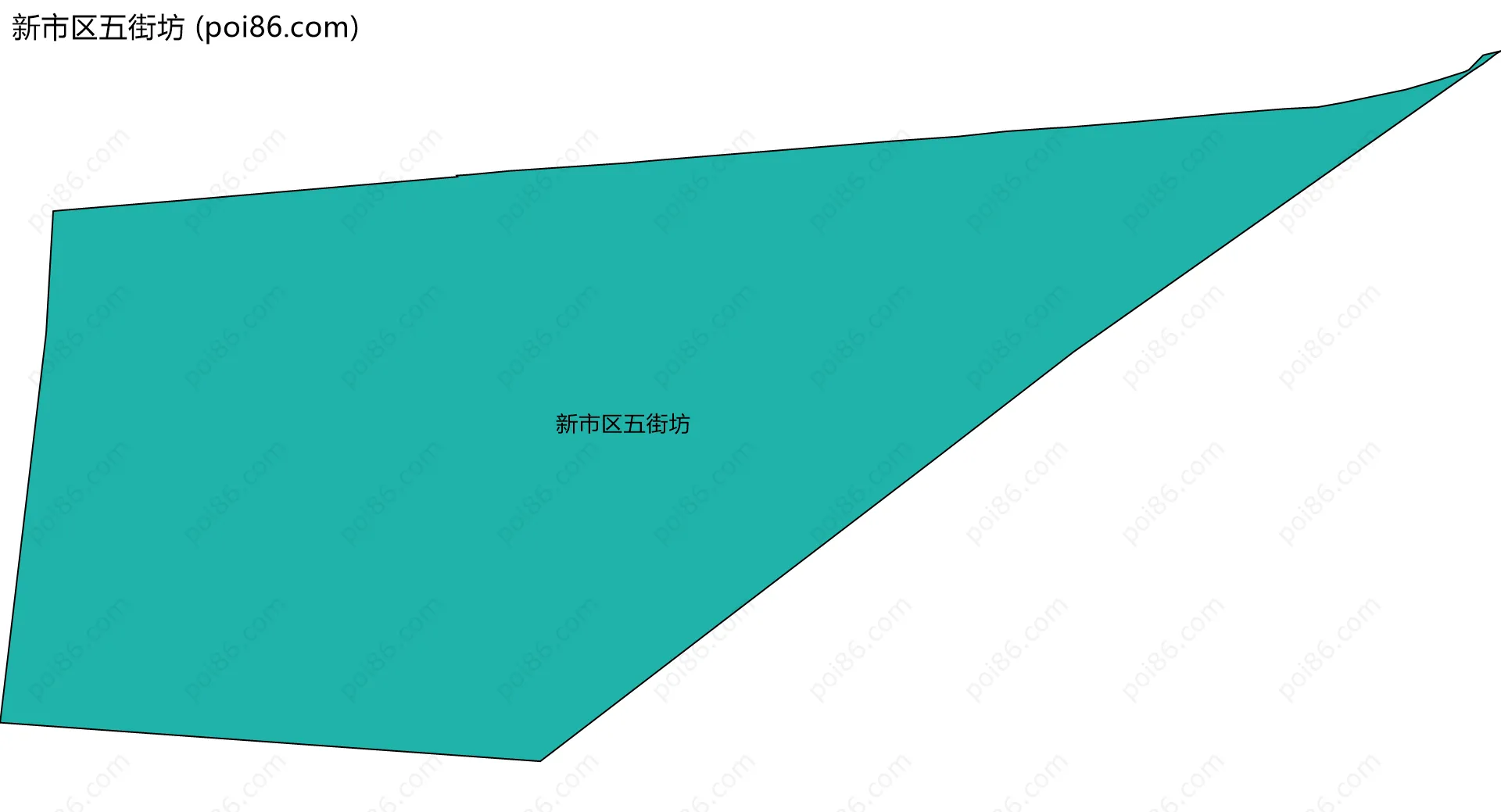 新市区五街坊边界地图