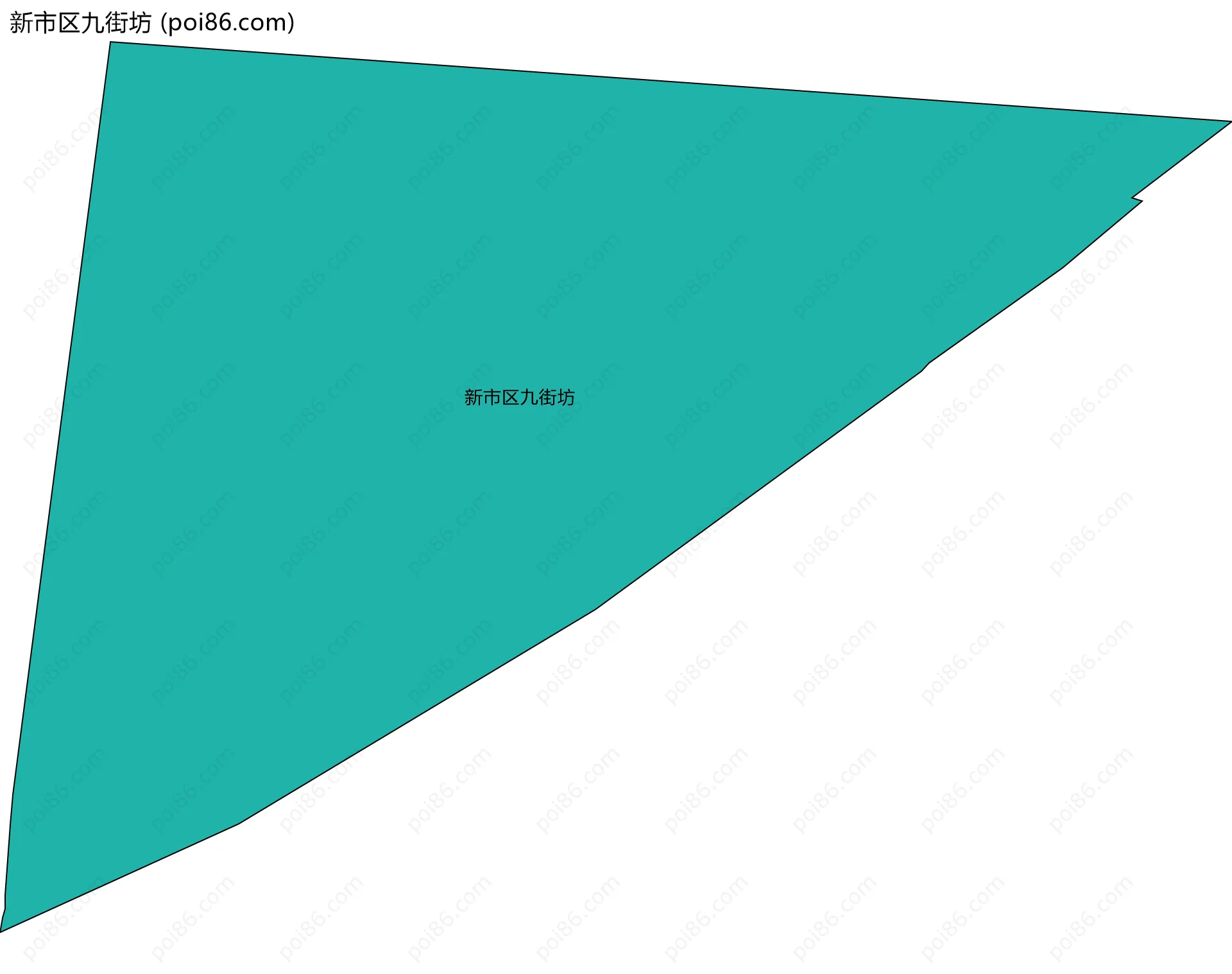 新市区九街坊边界地图