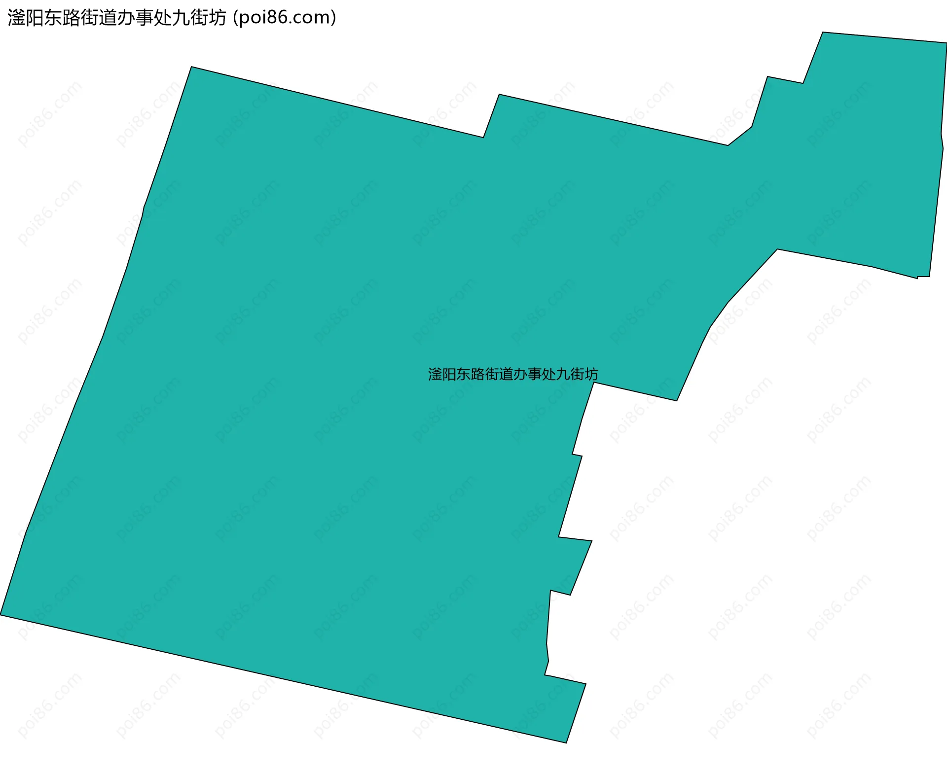 滏阳东路街道办事处九街坊边界地图