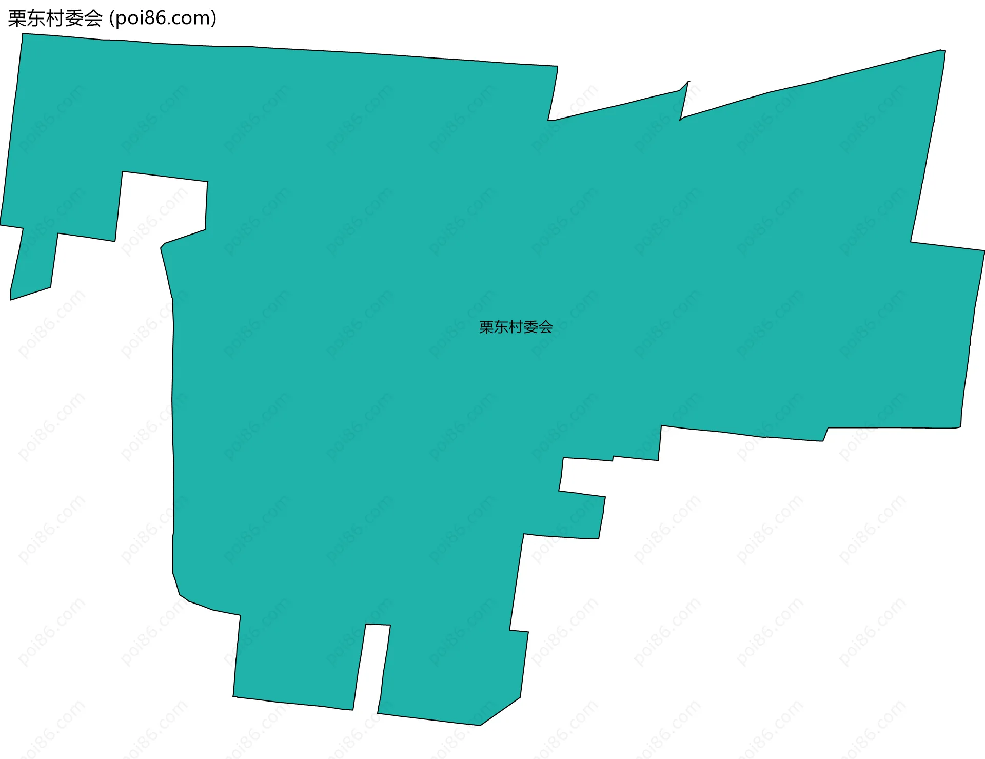 栗东村委会边界地图