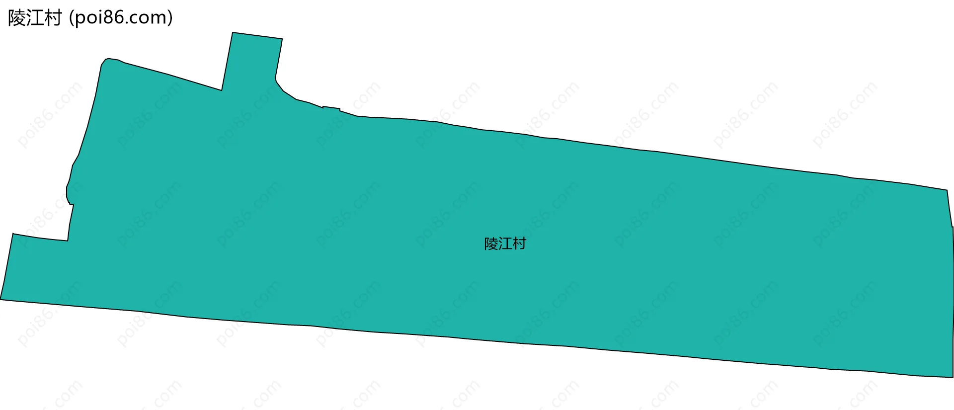 陵江村边界地图