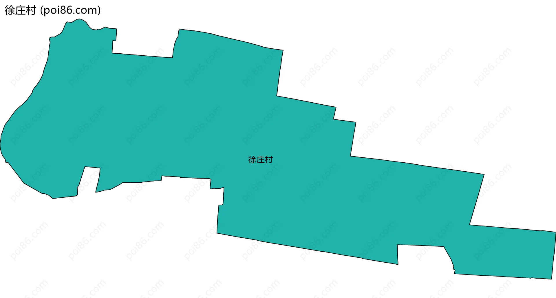 徐庄村边界地图