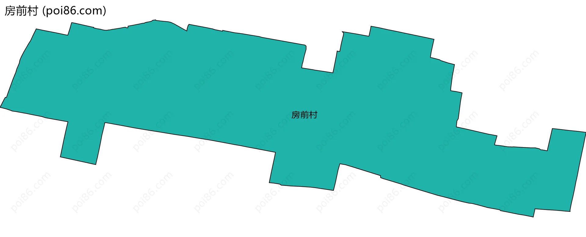 房前村边界地图