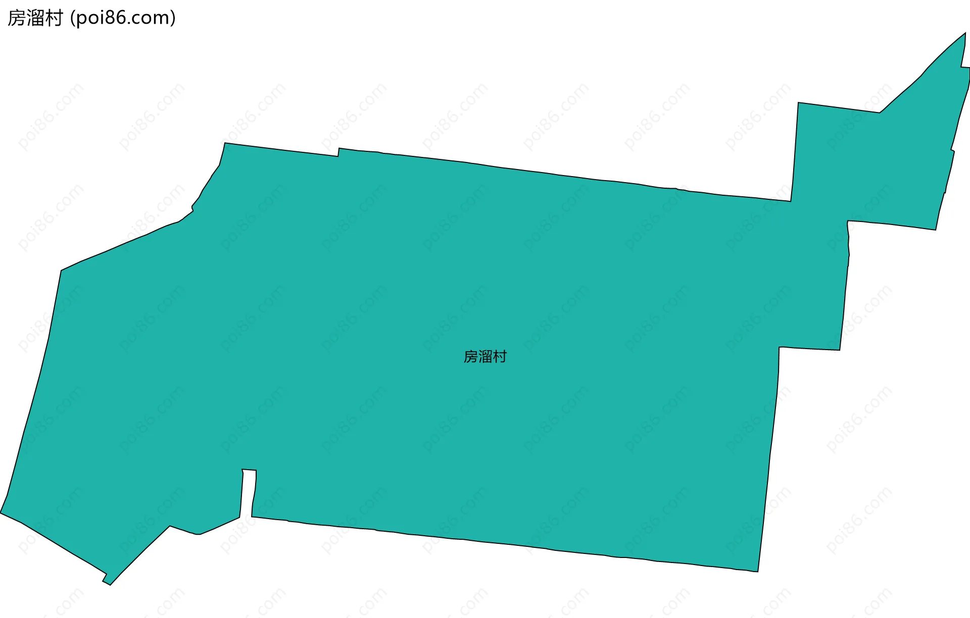 房溜村边界地图