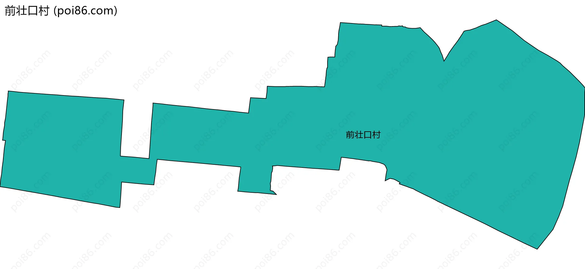 前壮口村边界地图