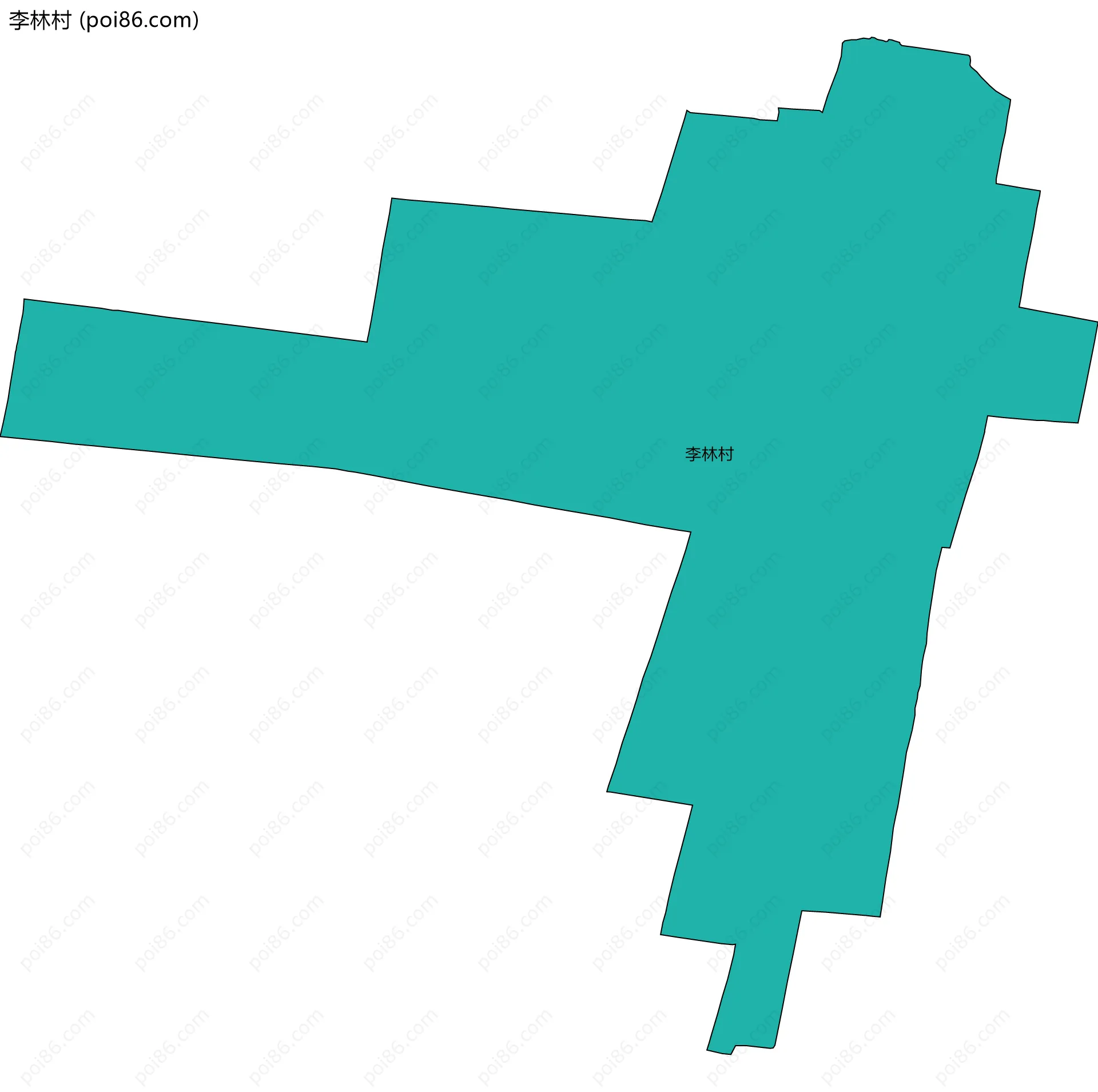 李林村边界地图