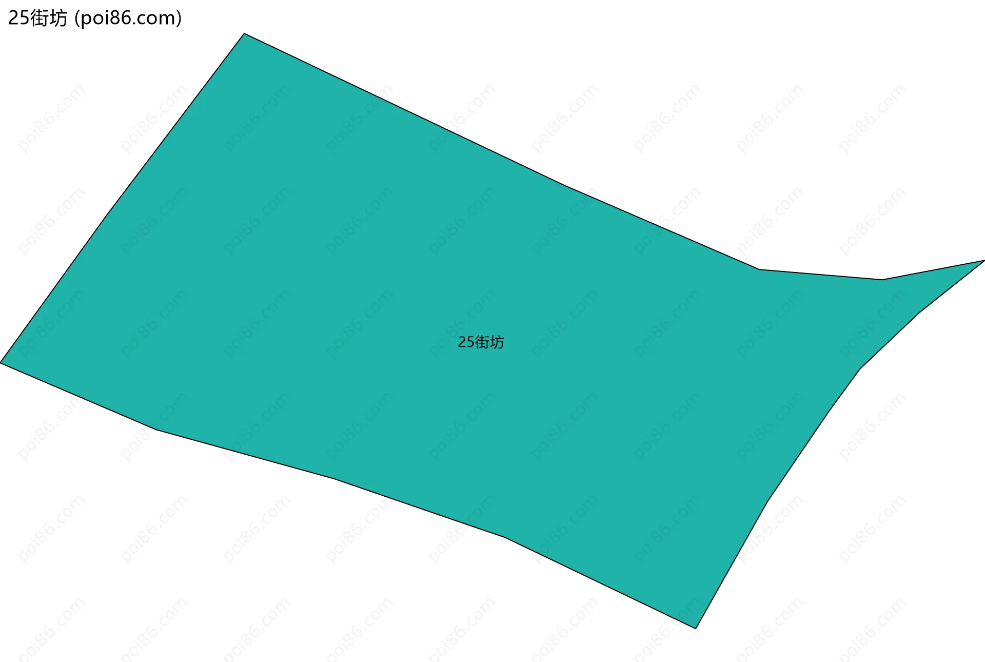 25街坊边界地图