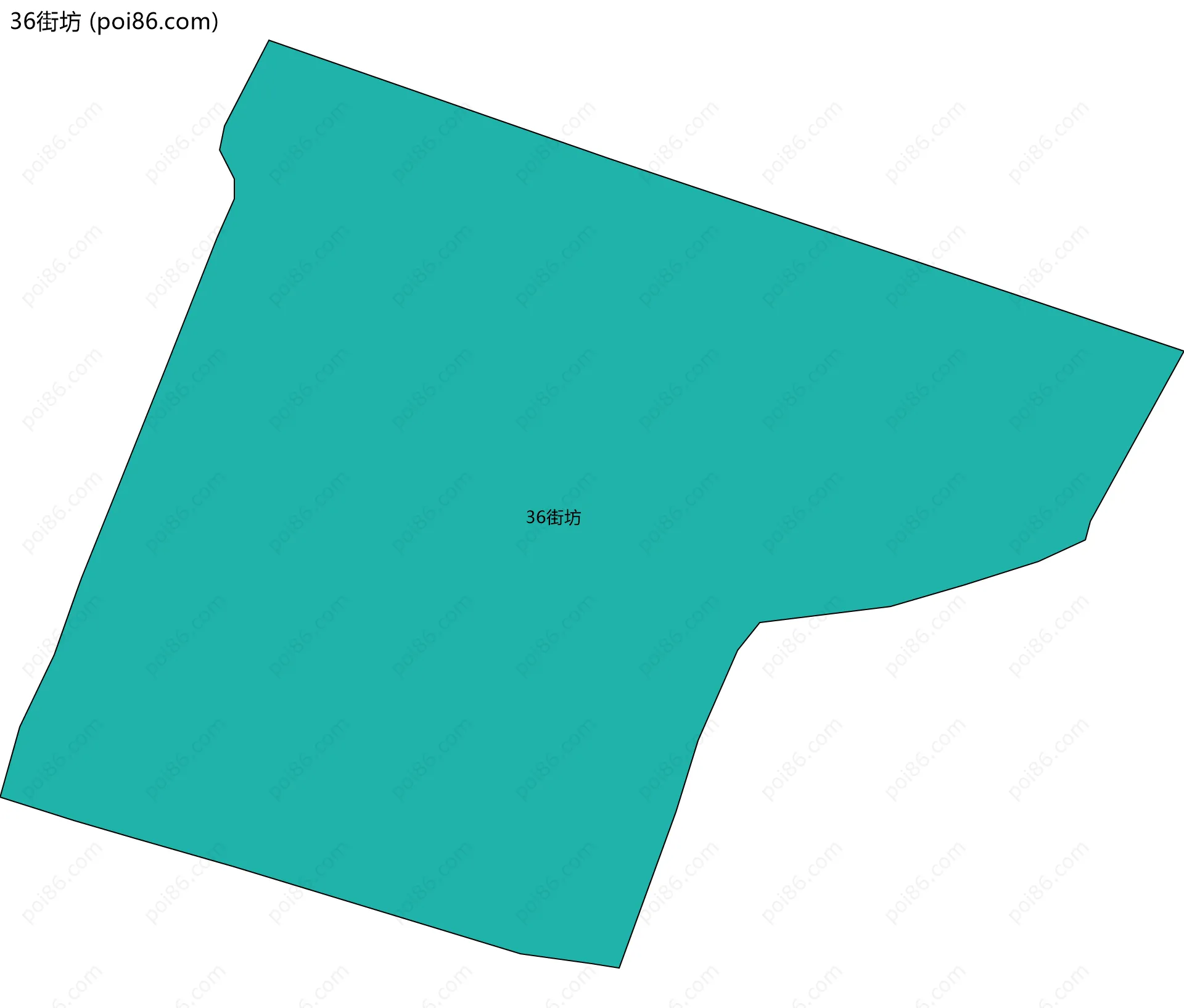 36街坊边界地图
