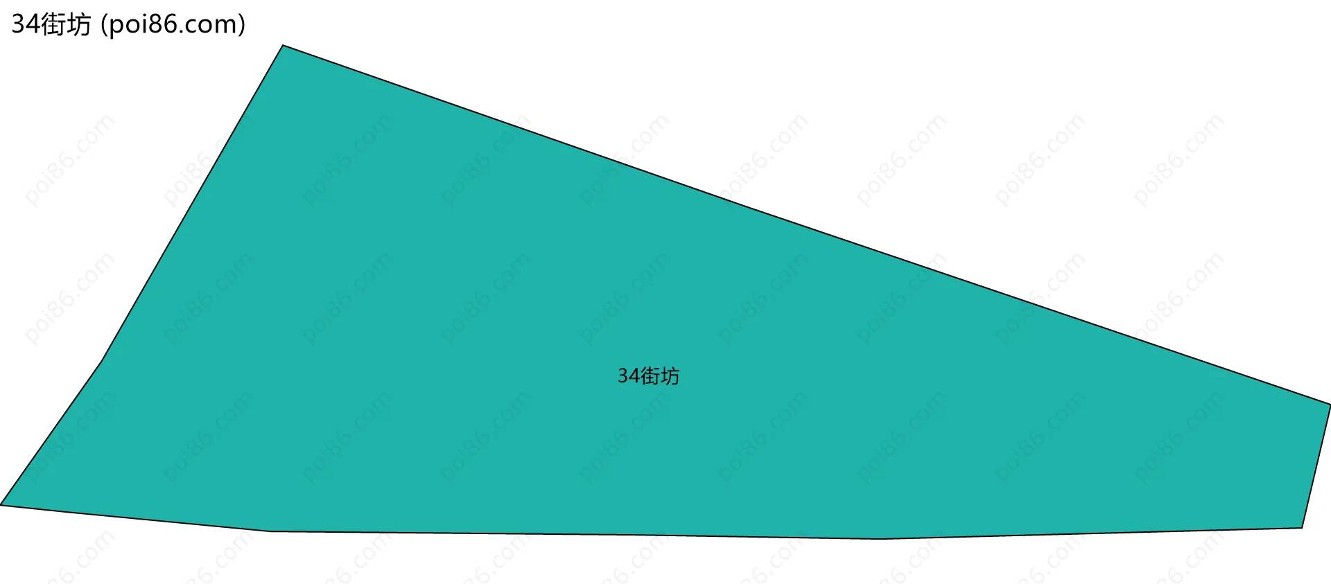 34街坊边界地图