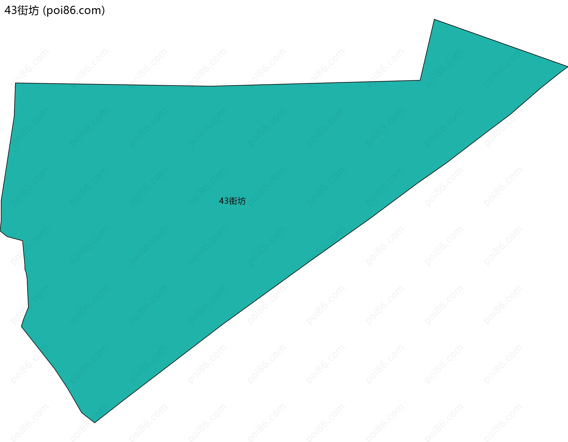 43街坊边界地图