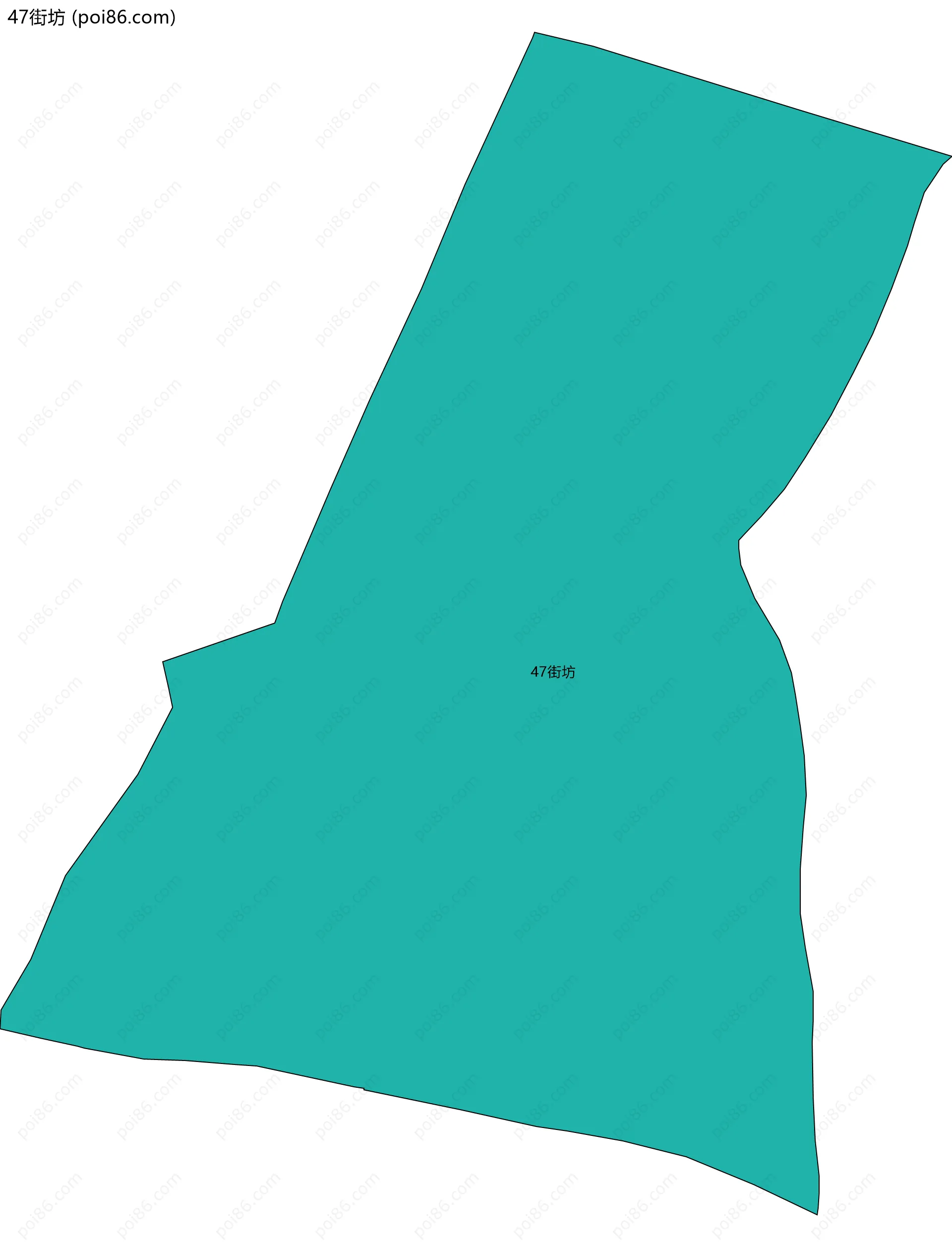 47街坊边界地图