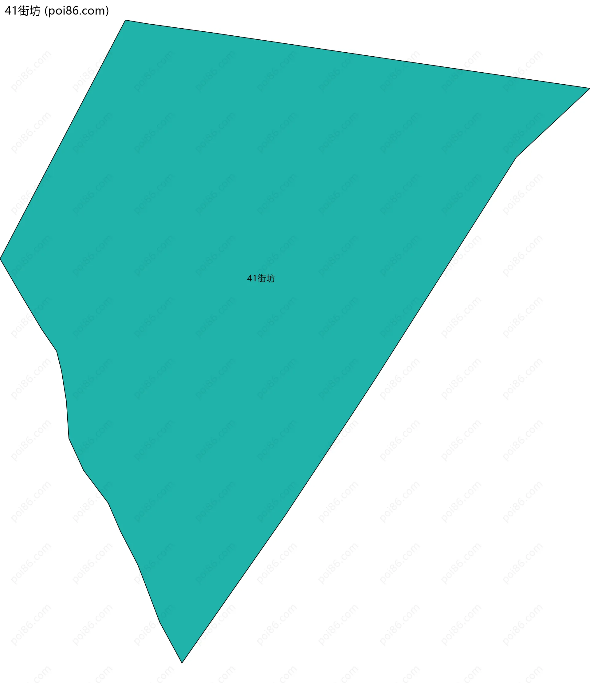 41街坊边界地图