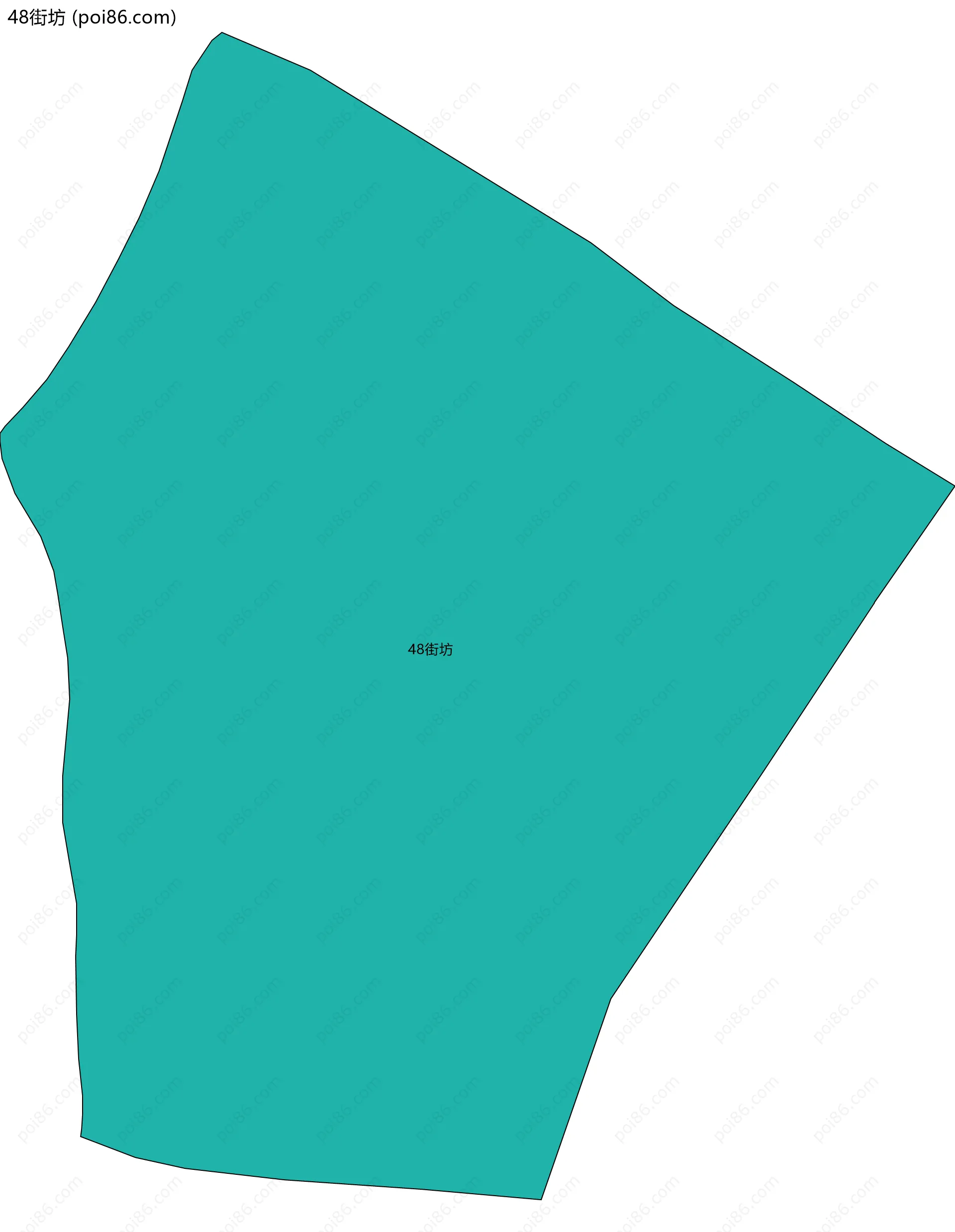 48街坊边界地图