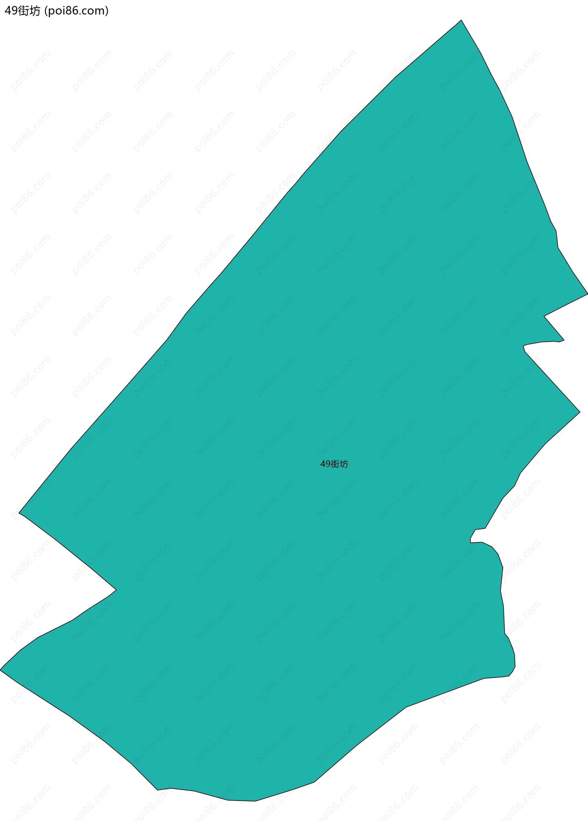 49街坊边界地图