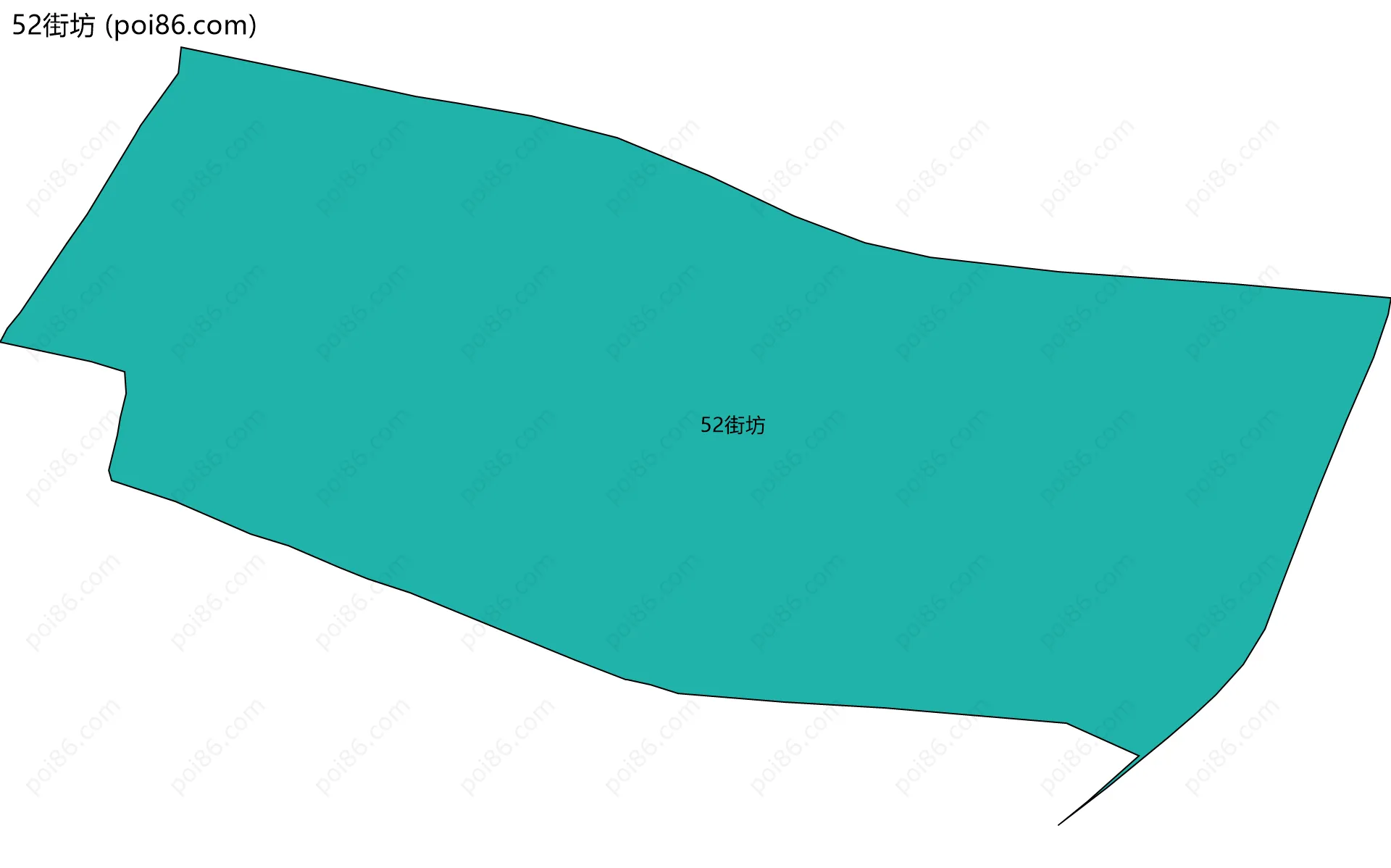 52街坊边界地图