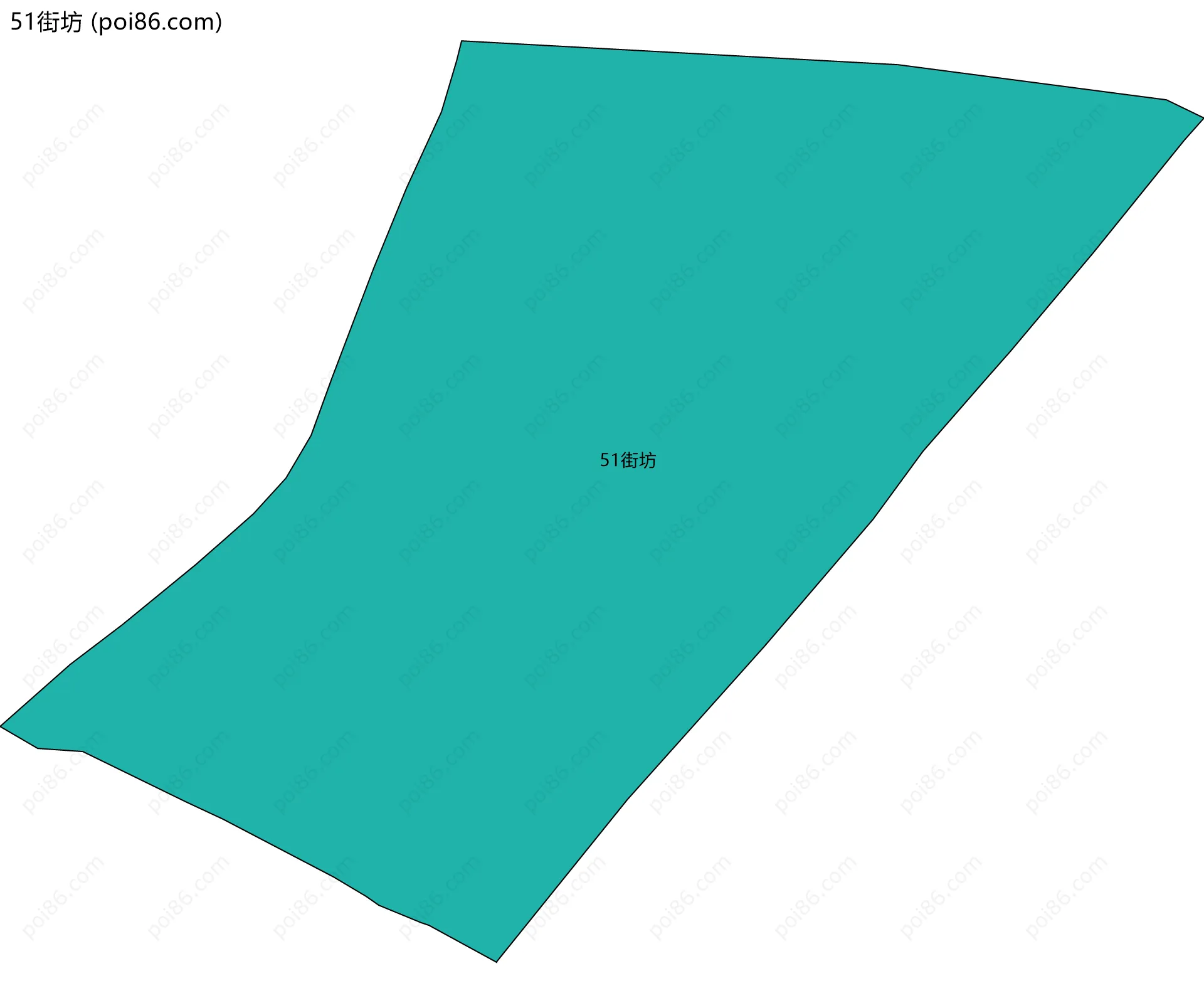 51街坊边界地图