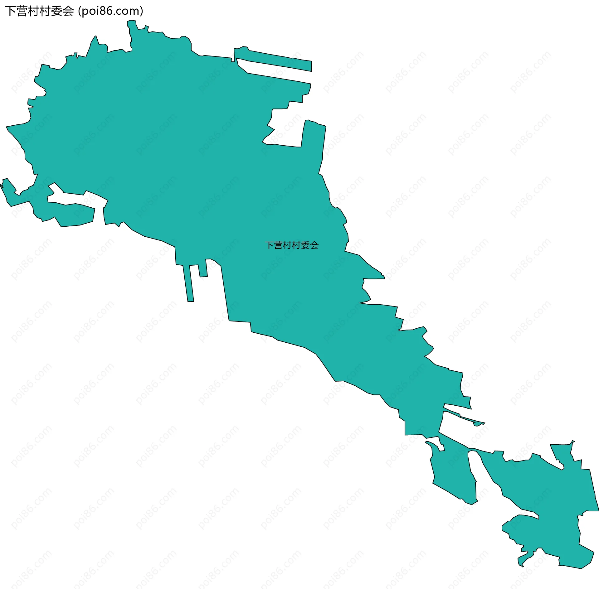 下营村村委会边界地图