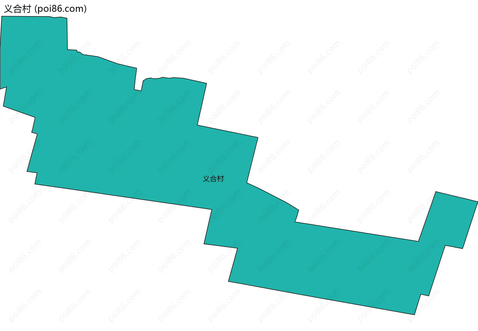 义合村边界地图