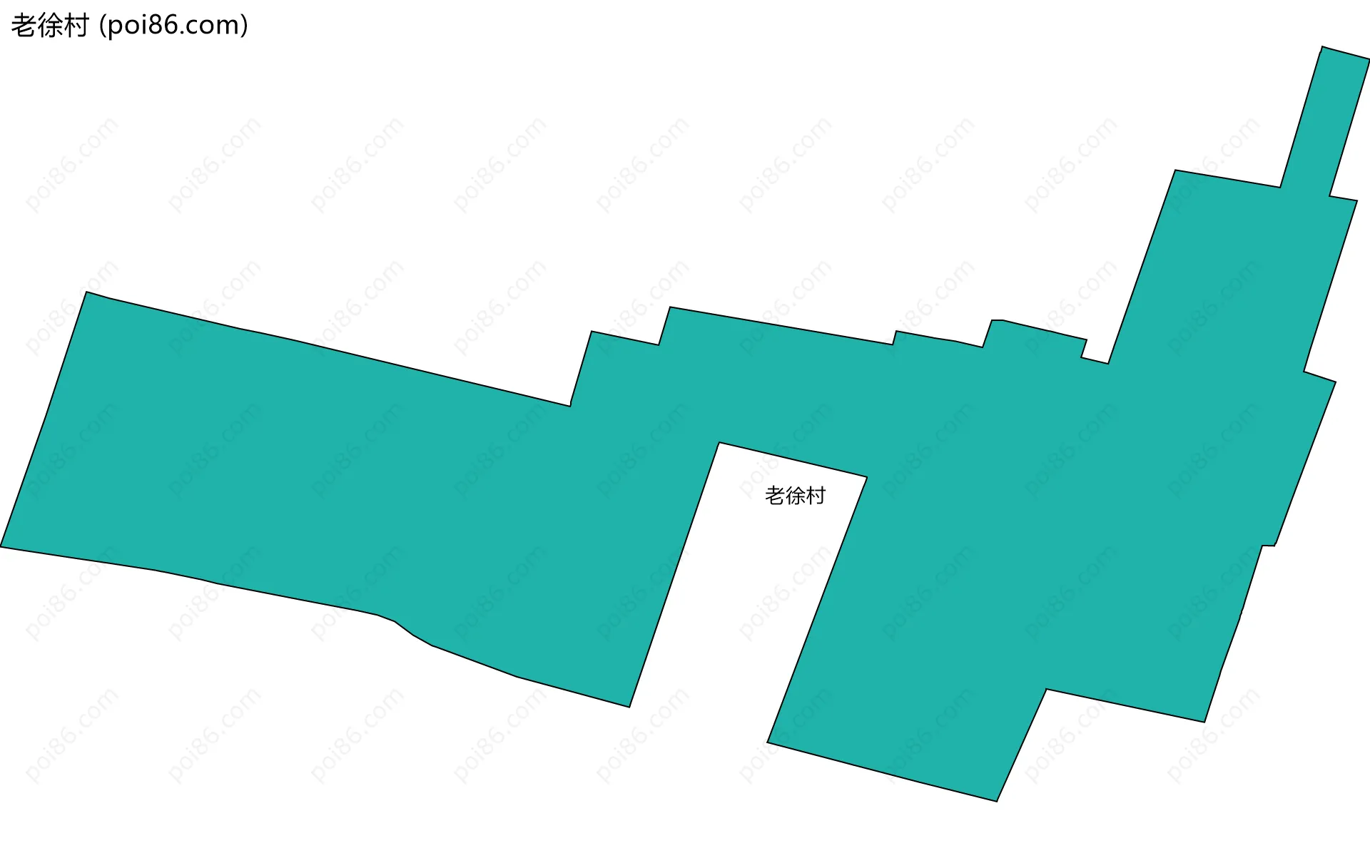 老徐村边界地图