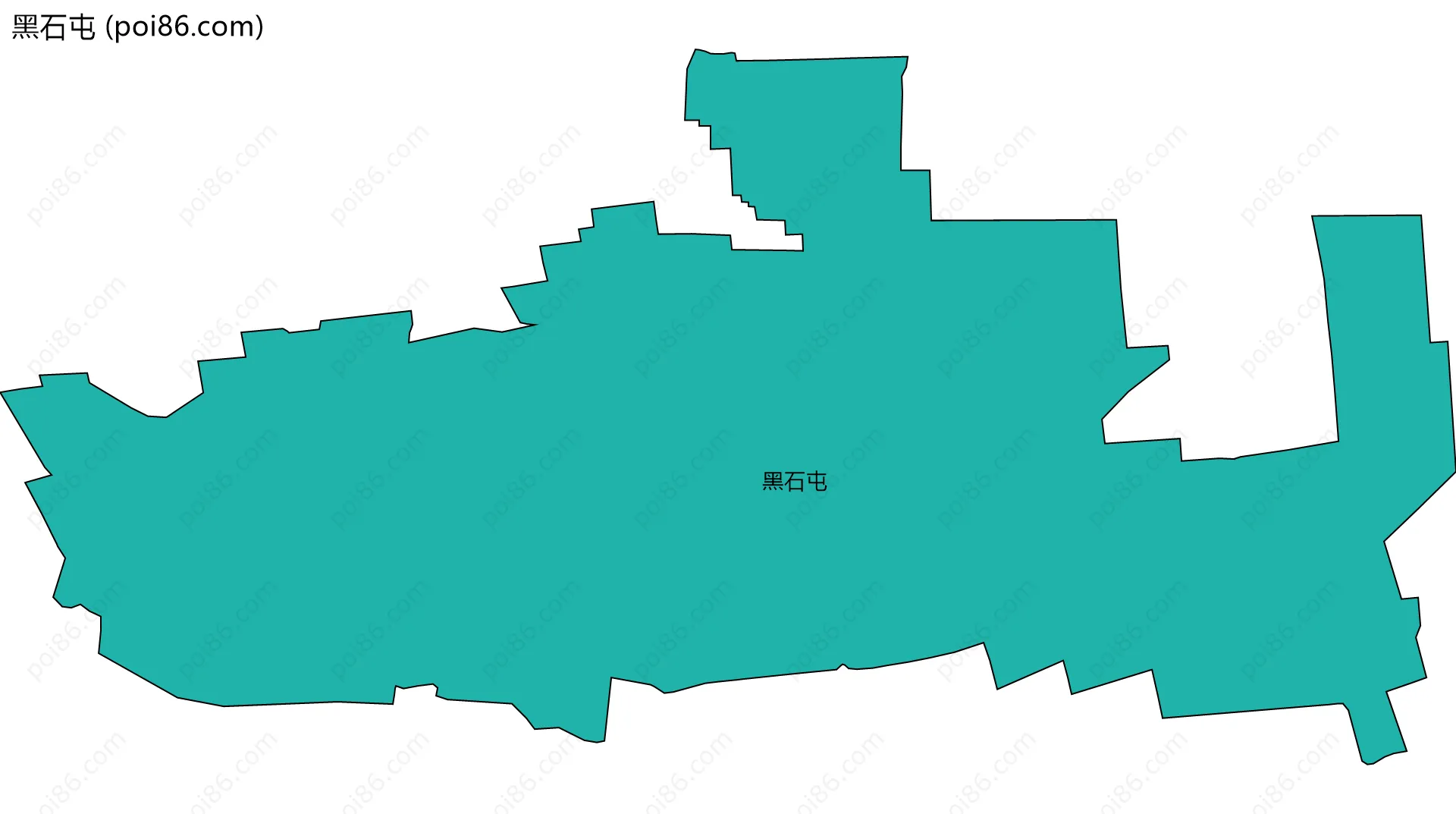黑石屯边界地图