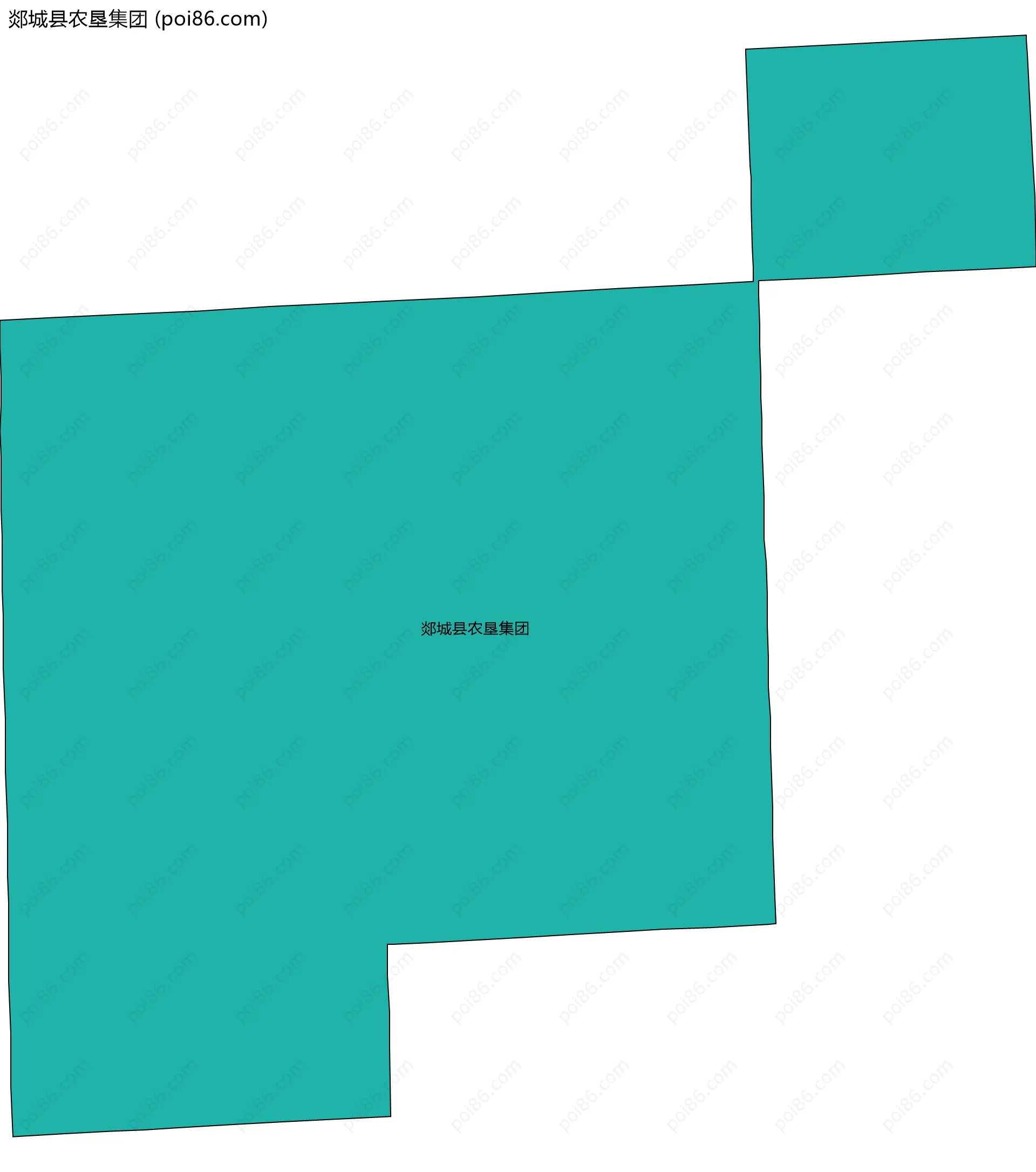 郯城县农垦集团边界地图