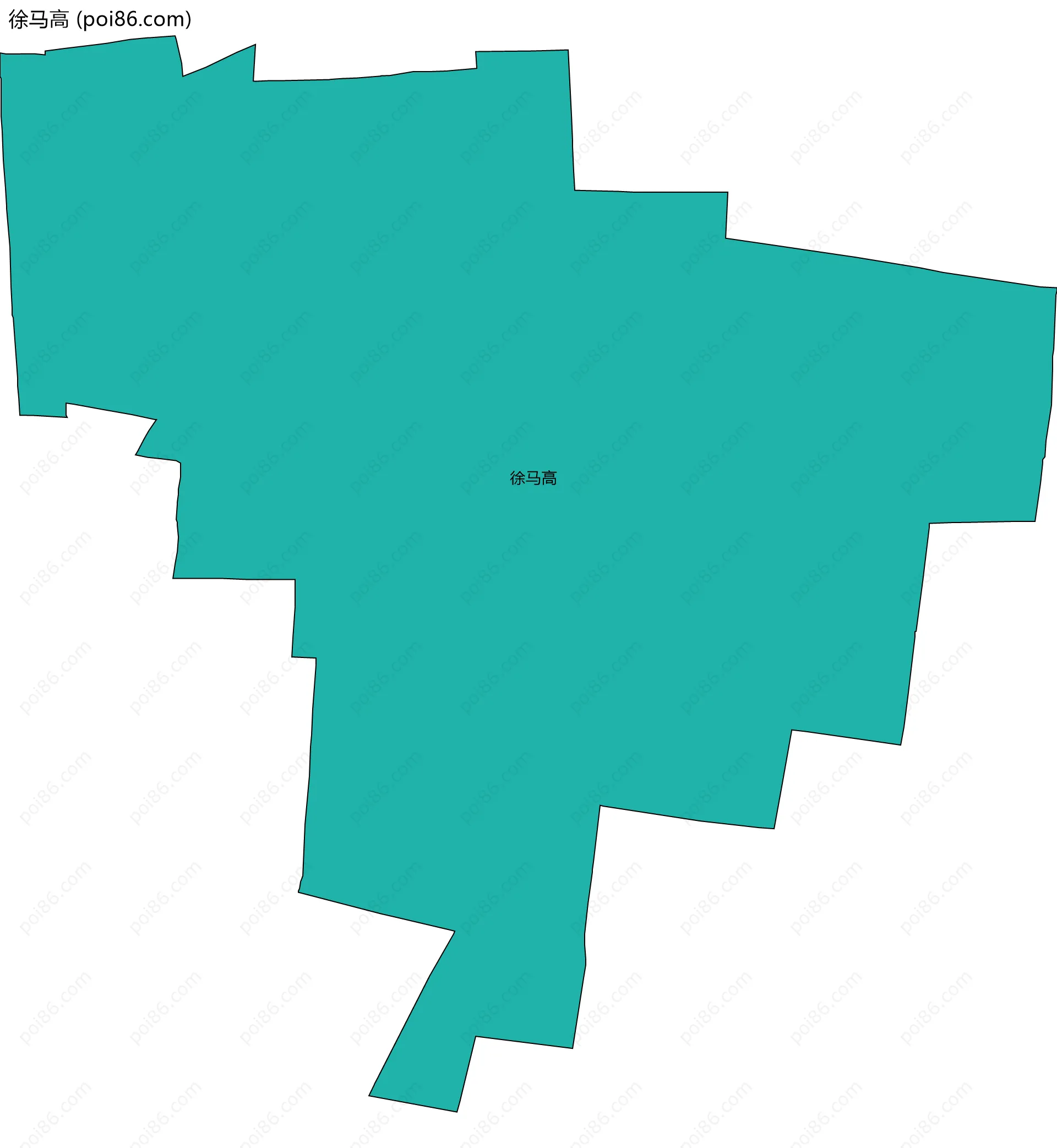 徐马高边界地图