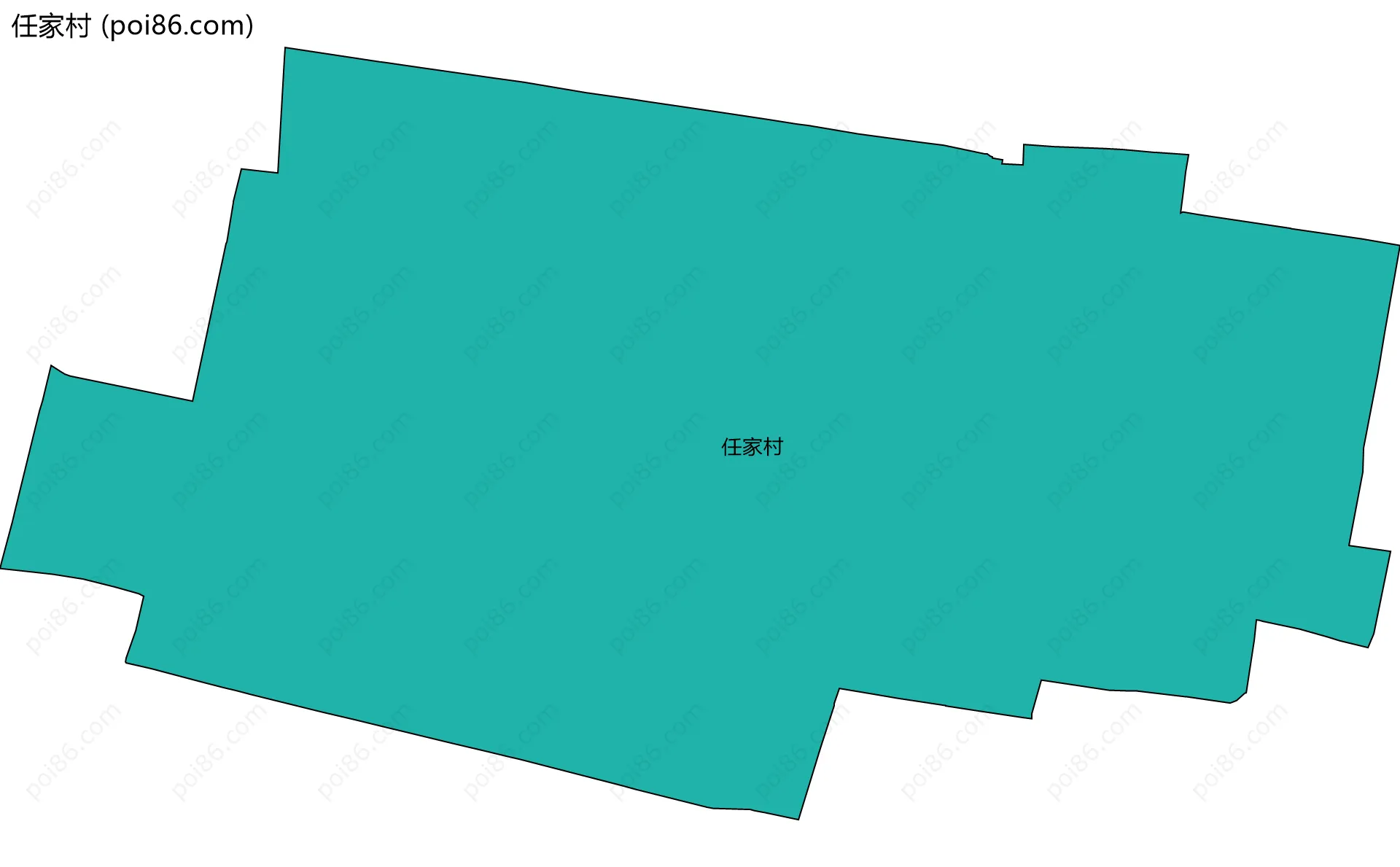 任家村边界地图